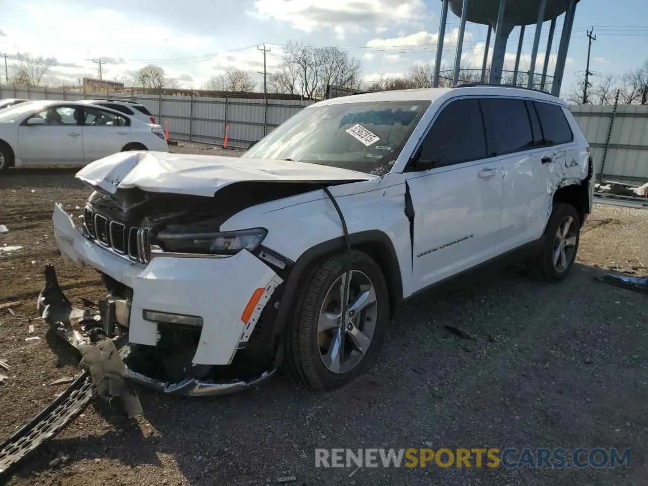 1 Photograph of a damaged car 1C4RJKBG6M8140586 JEEP GRAND CHER 2021