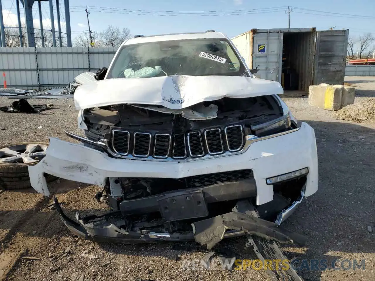 5 Photograph of a damaged car 1C4RJKBG6M8140586 JEEP GRAND CHER 2021