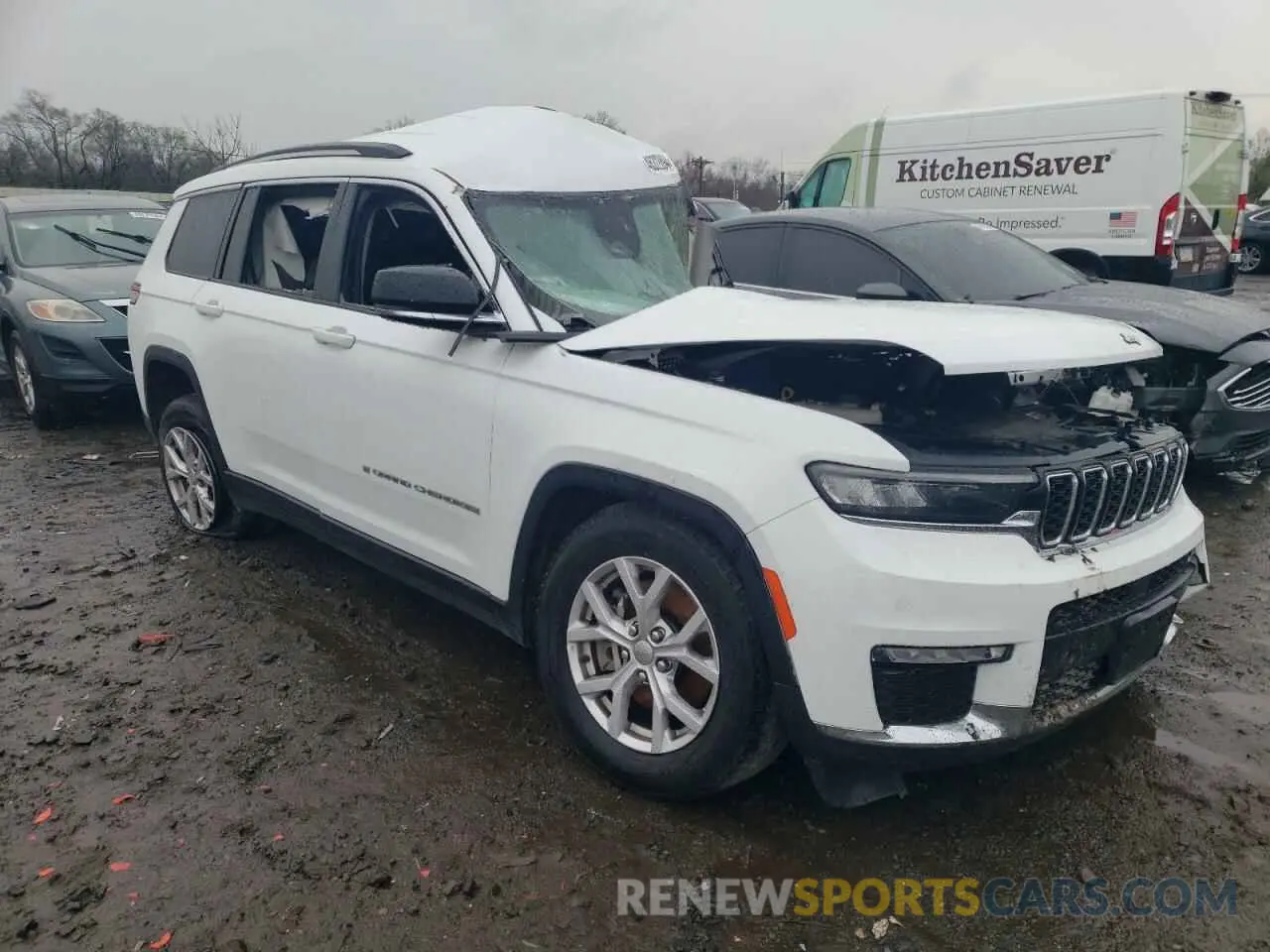 4 Photograph of a damaged car 1C4RJKBG7M8147854 JEEP GRAND CHER 2021