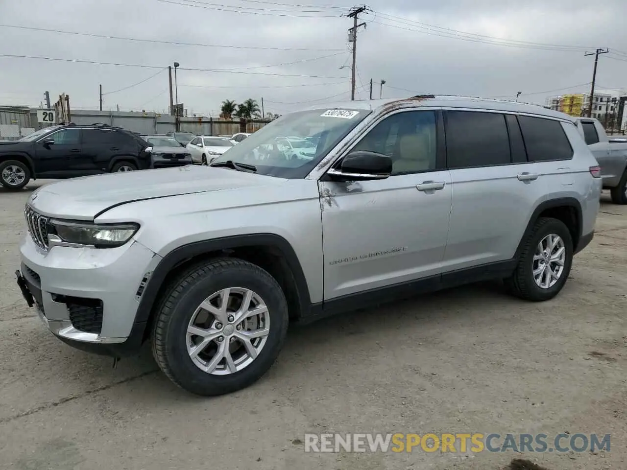 1 Photograph of a damaged car 1C4RJKBG8M8111655 JEEP GRAND CHER 2021