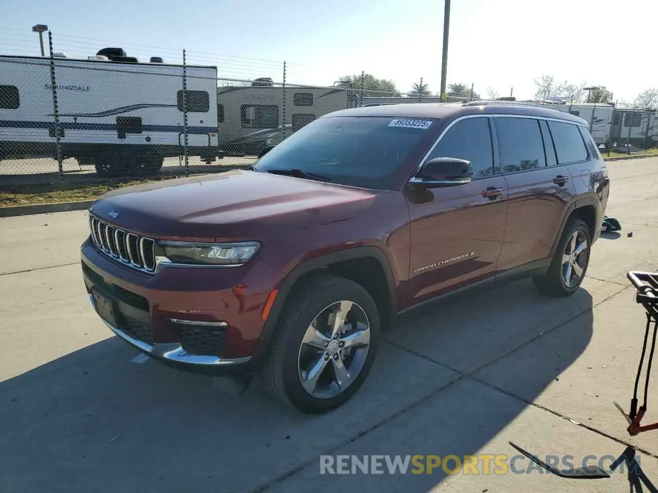 1 Photograph of a damaged car 1C4RJKBG9M8174778 JEEP GRAND CHER 2021