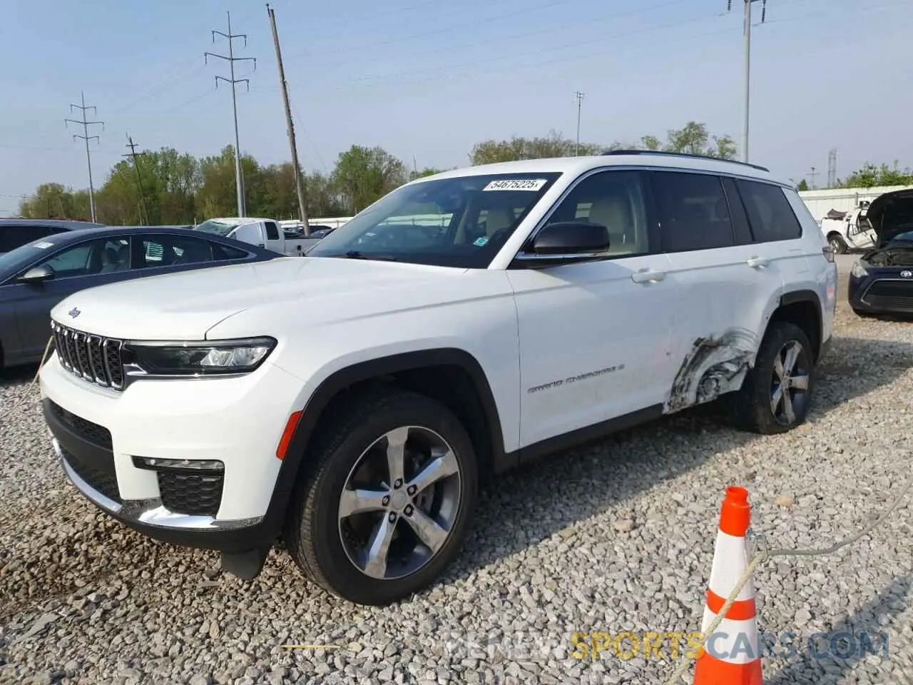 1 Photograph of a damaged car 1C4RJKBGXM8180377 JEEP GRAND CHER 2021