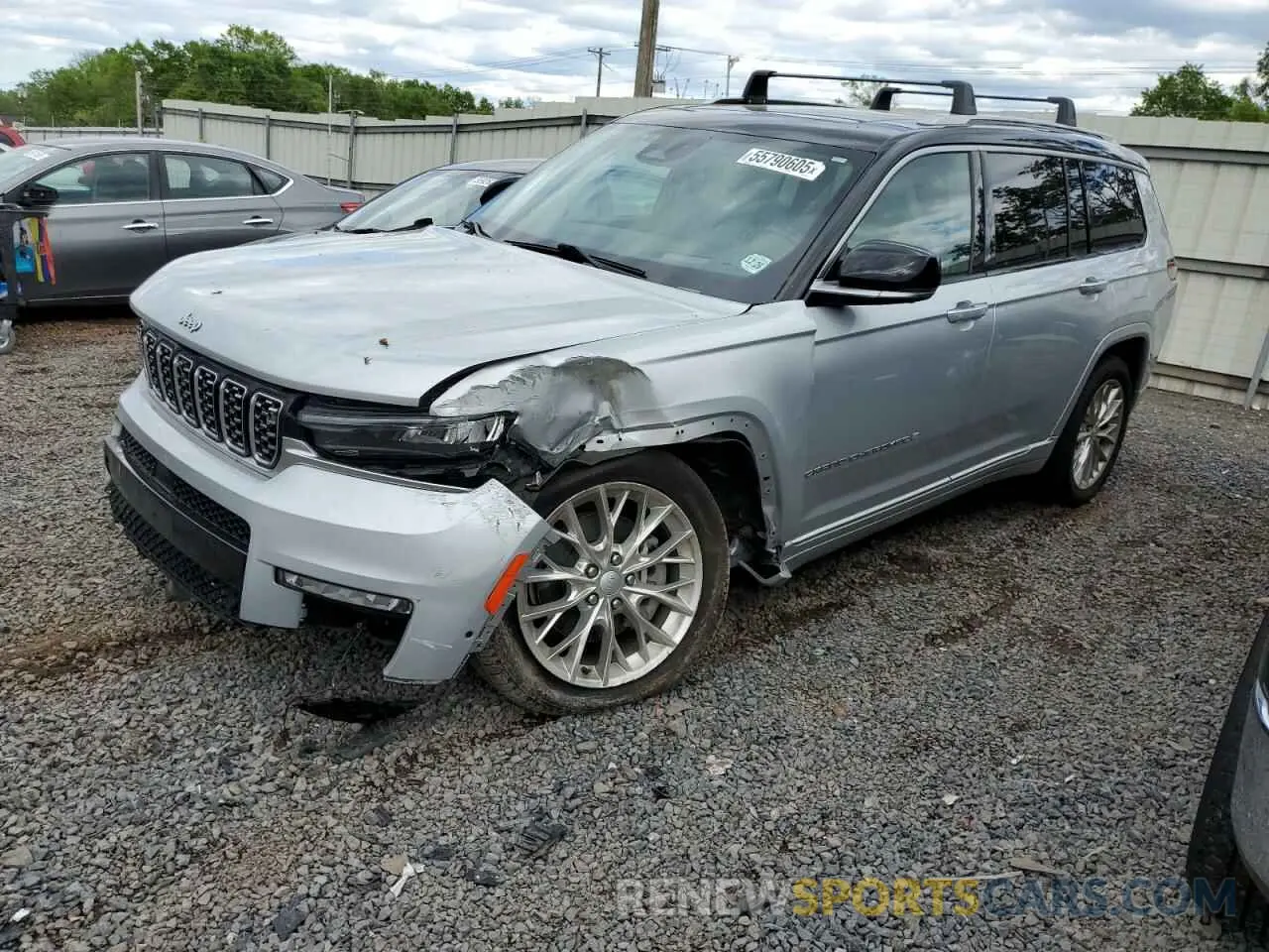 1 Photograph of a damaged car 1C4RJKEG0M8120667 JEEP GRAND CHER 2021
