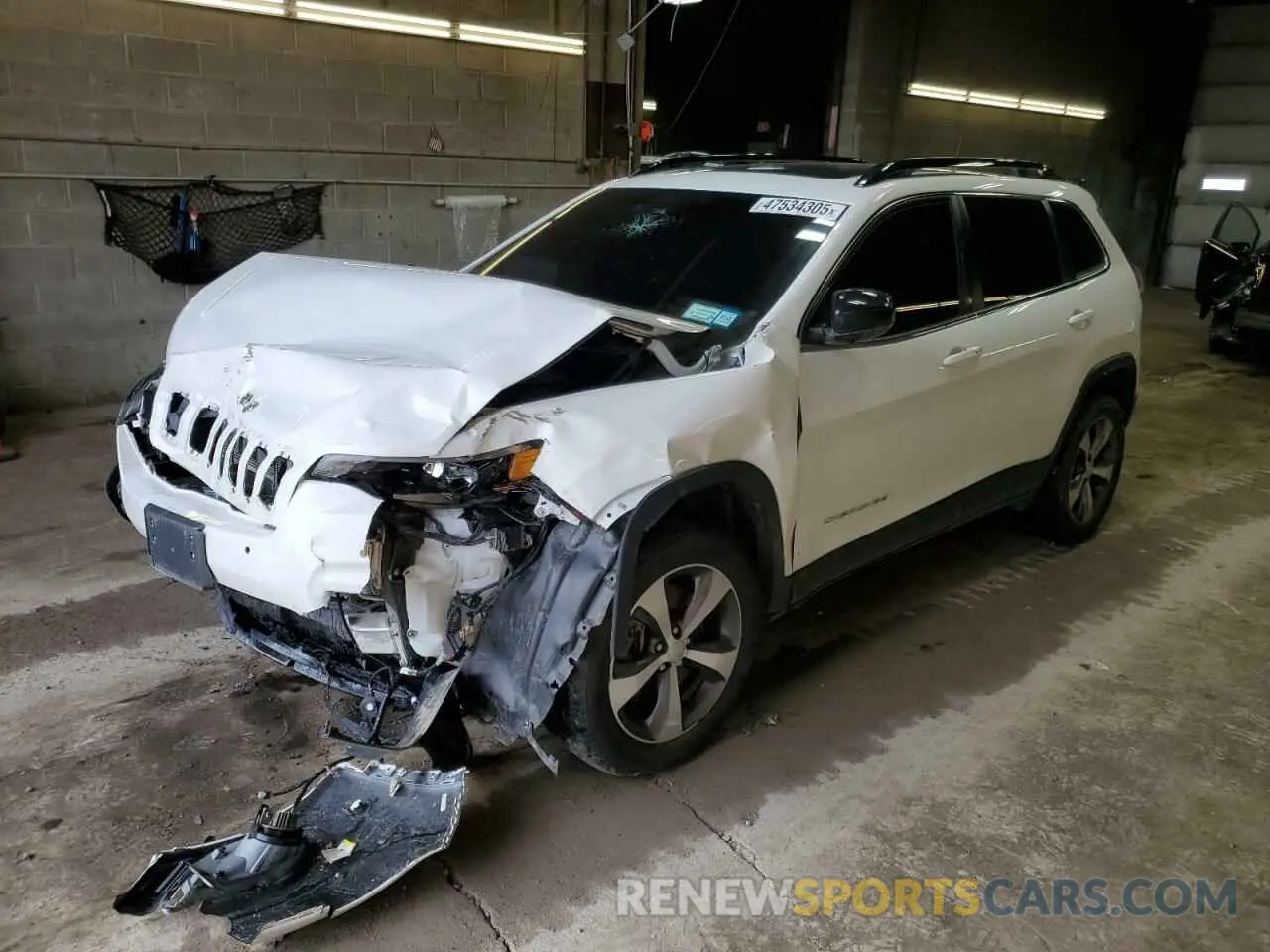 1 Photograph of a damaged car 1C4PJMDX2ND510344 JEEP GRAND CHER 2022