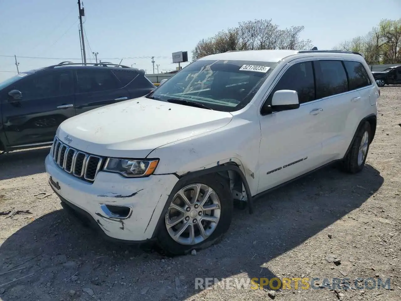 1 Photograph of a damaged car 1C4RJEAG1NC155952 JEEP GRAND CHER 2022