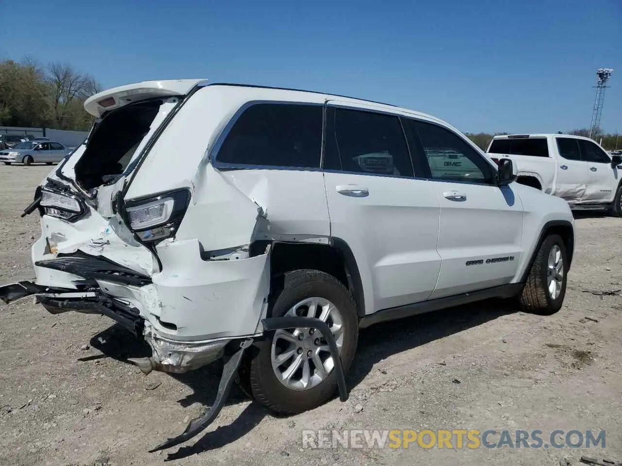 3 Photograph of a damaged car 1C4RJEAG1NC155952 JEEP GRAND CHER 2022