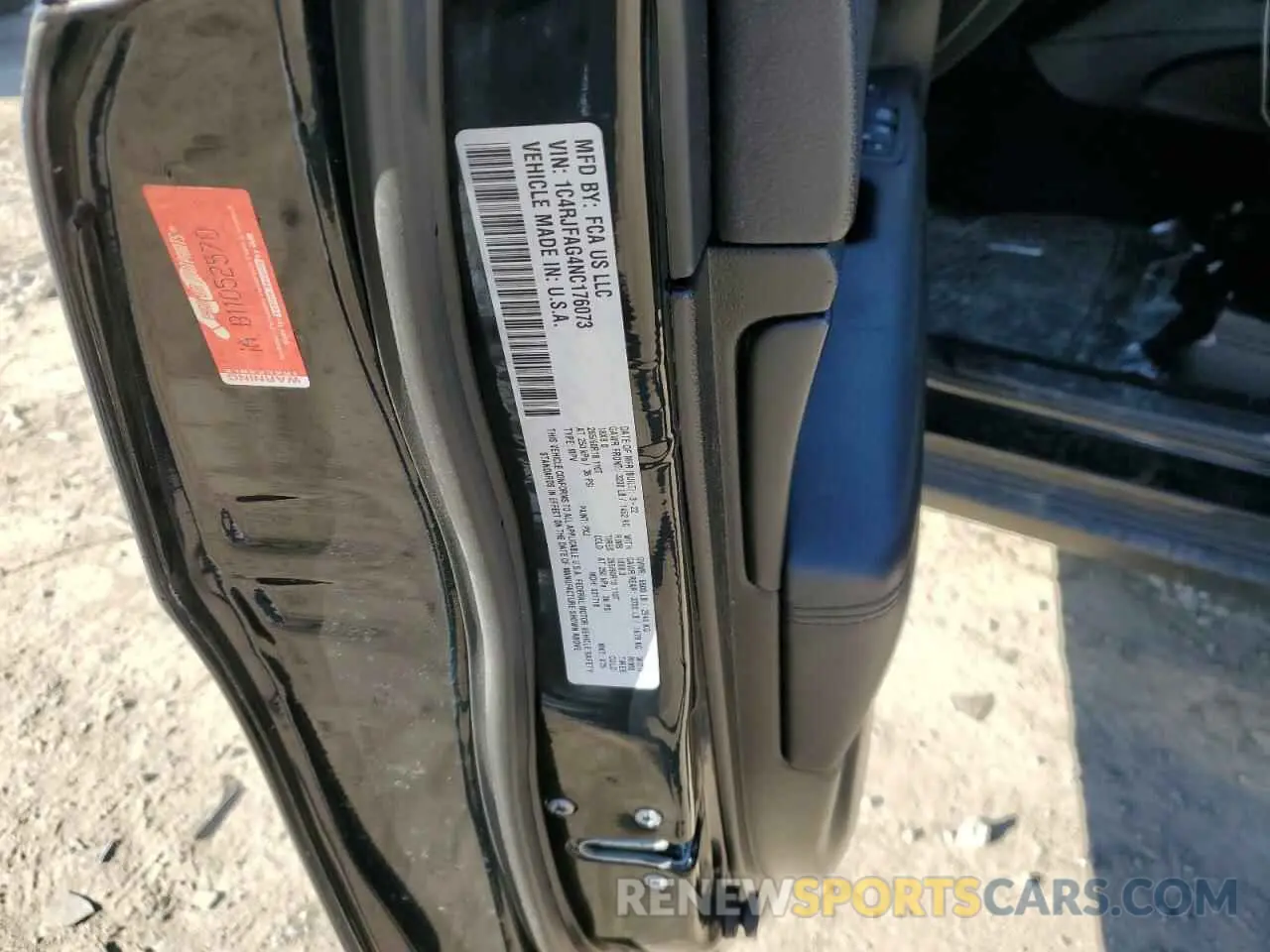 13 Photograph of a damaged car 1C4RJFAG4NC176073 JEEP GRAND CHER 2022