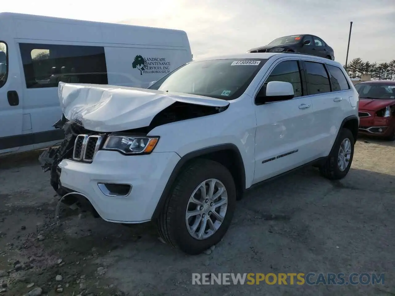 1 Photograph of a damaged car 1C4RJFAG5NC162232 JEEP GRAND CHER 2022
