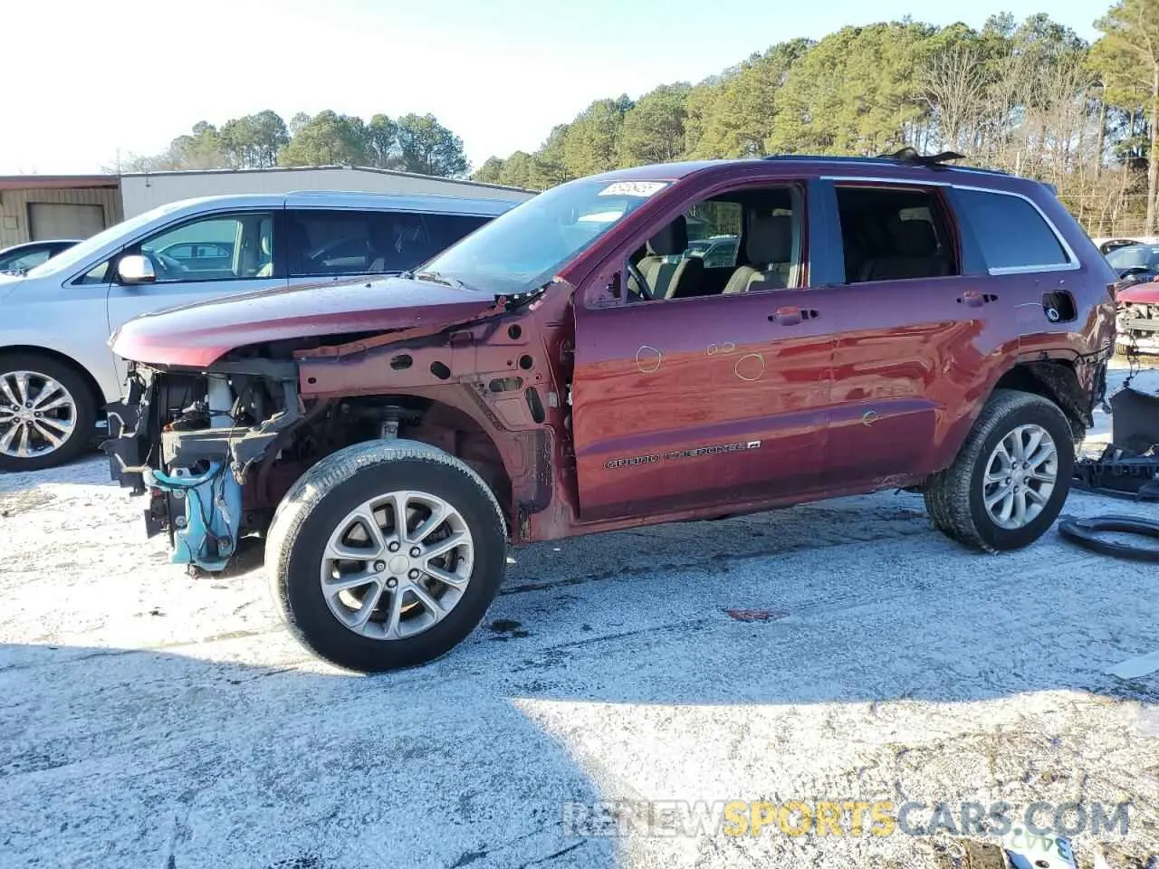 1 Photograph of a damaged car 1C4RJFAG9NC145028 JEEP GRAND CHER 2022