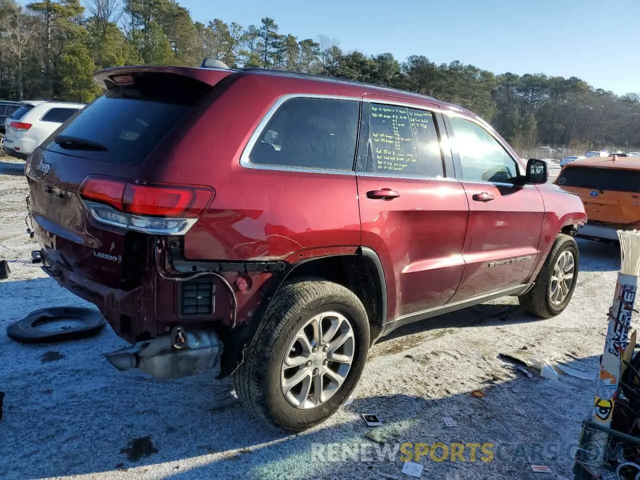 3 Photograph of a damaged car 1C4RJFAG9NC145028 JEEP GRAND CHER 2022