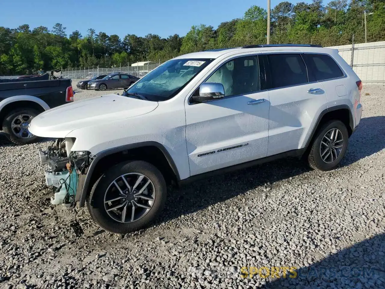 1 Photograph of a damaged car 1C4RJFBG6NC110610 JEEP GRAND CHER 2022