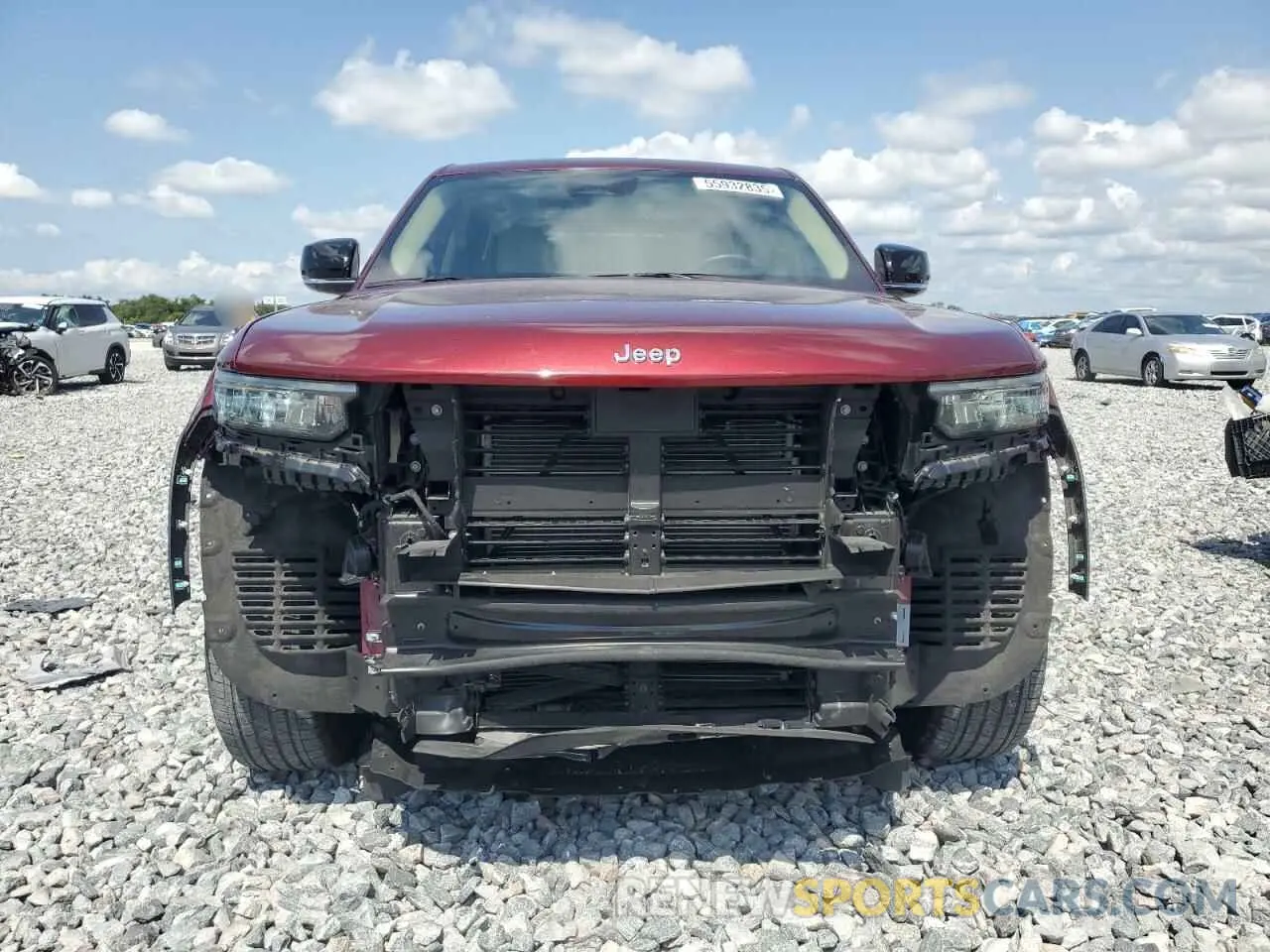 5 Photograph of a damaged car 1C4RJGBG2N8567567 JEEP GRAND CHER 2022