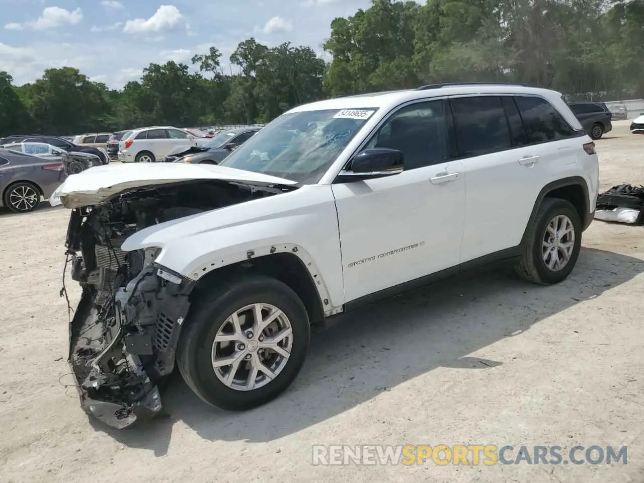 1 Photograph of a damaged car 1C4RJHBGXN8538145 JEEP GRAND CHER 2022