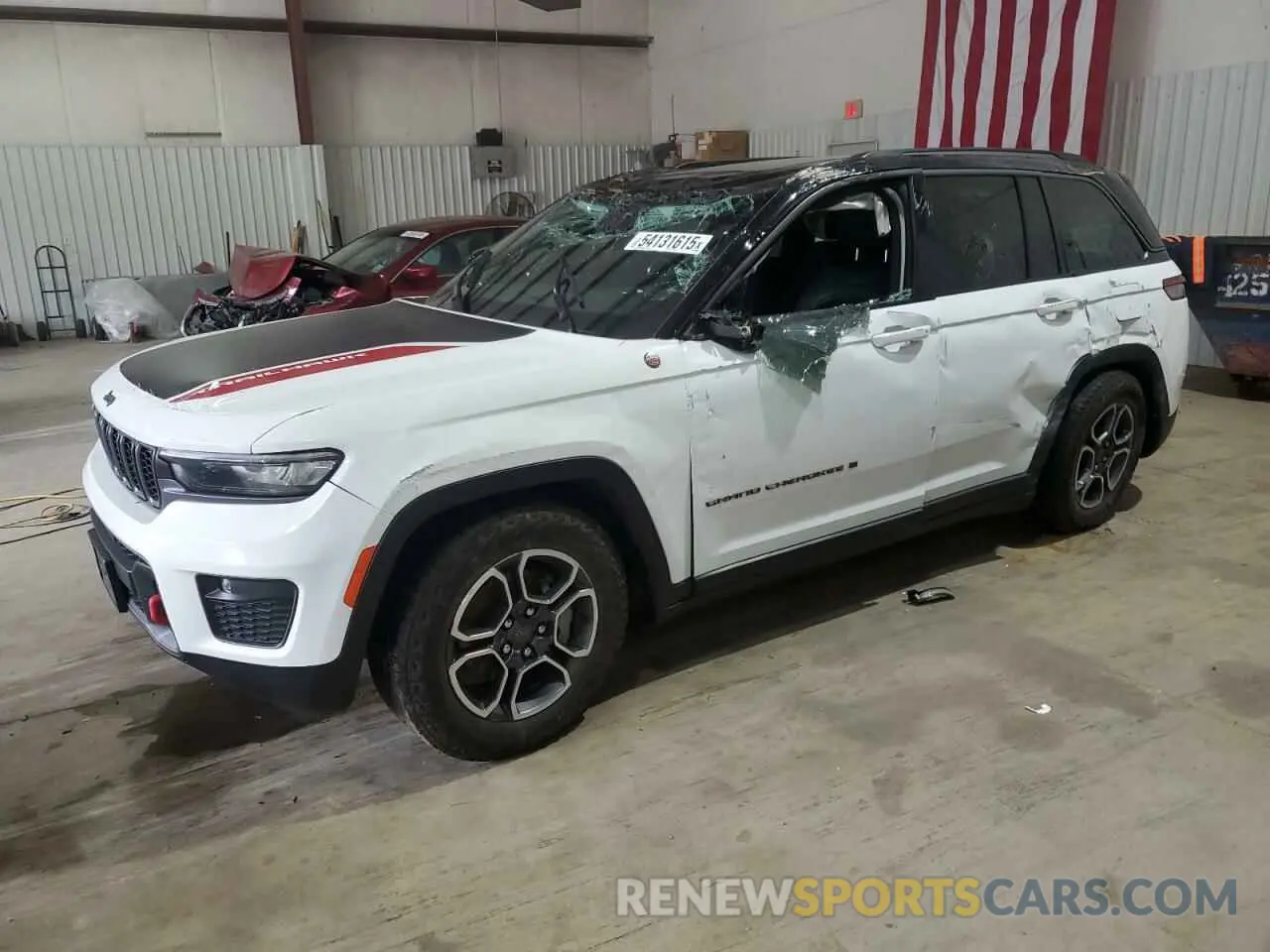 1 Photograph of a damaged car 1C4RJHCG5N8627748 JEEP GRAND CHER 2022