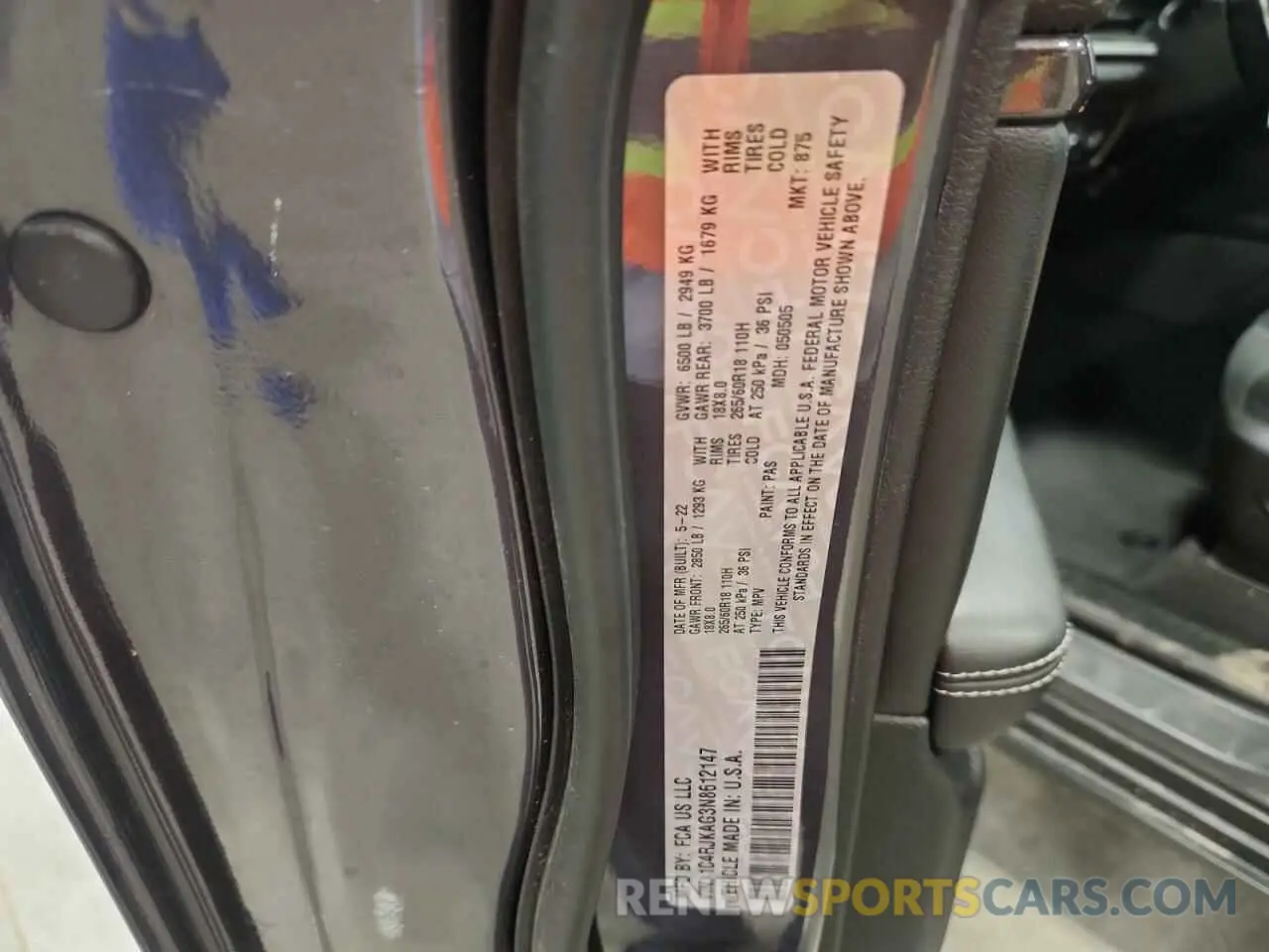 14 Photograph of a damaged car 1C4RJKAG3N8612147 JEEP GRAND CHER 2022