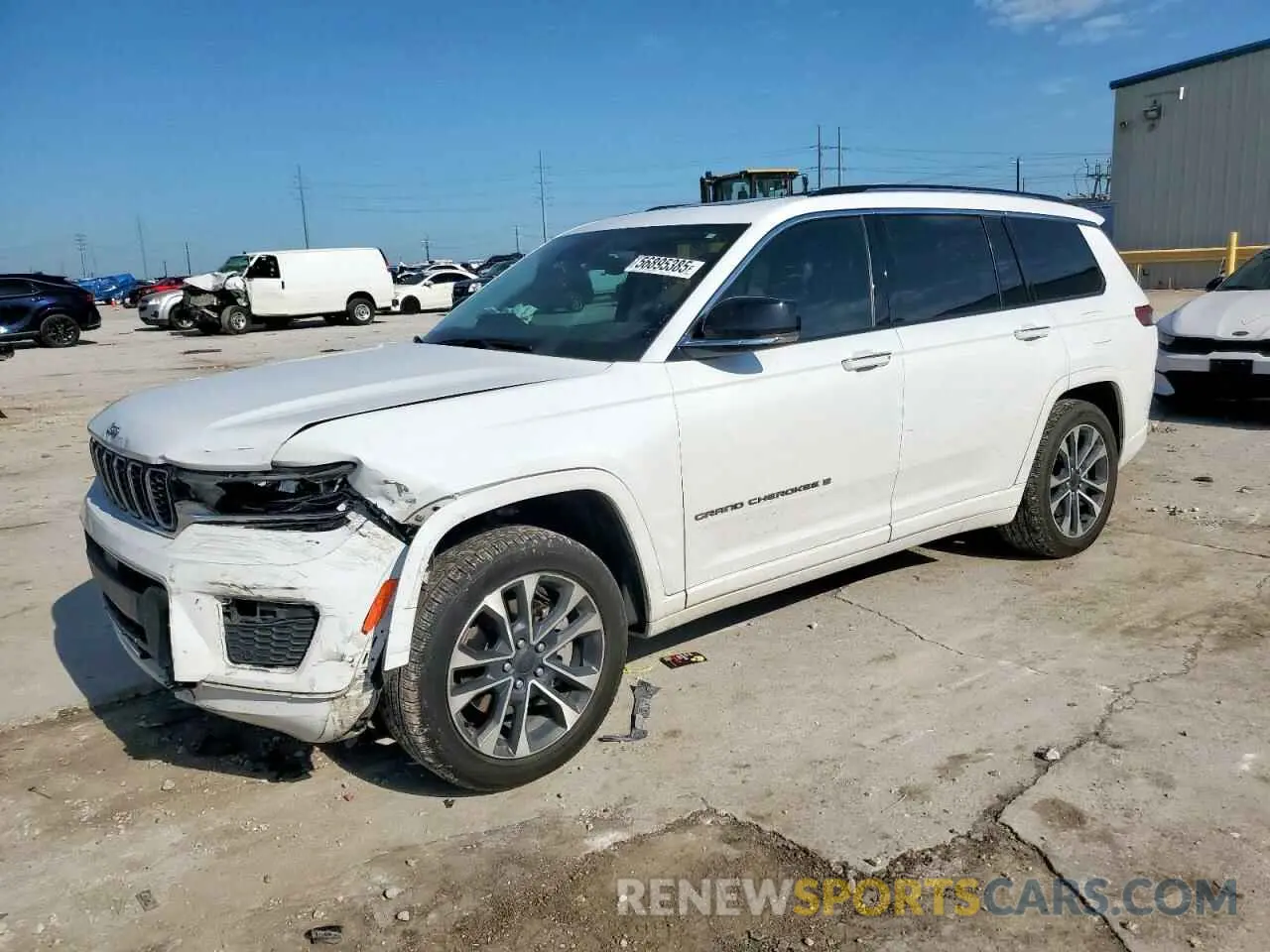 1 Photograph of a damaged car 1C4RJKDG3N8516594 JEEP GRAND CHER 2022