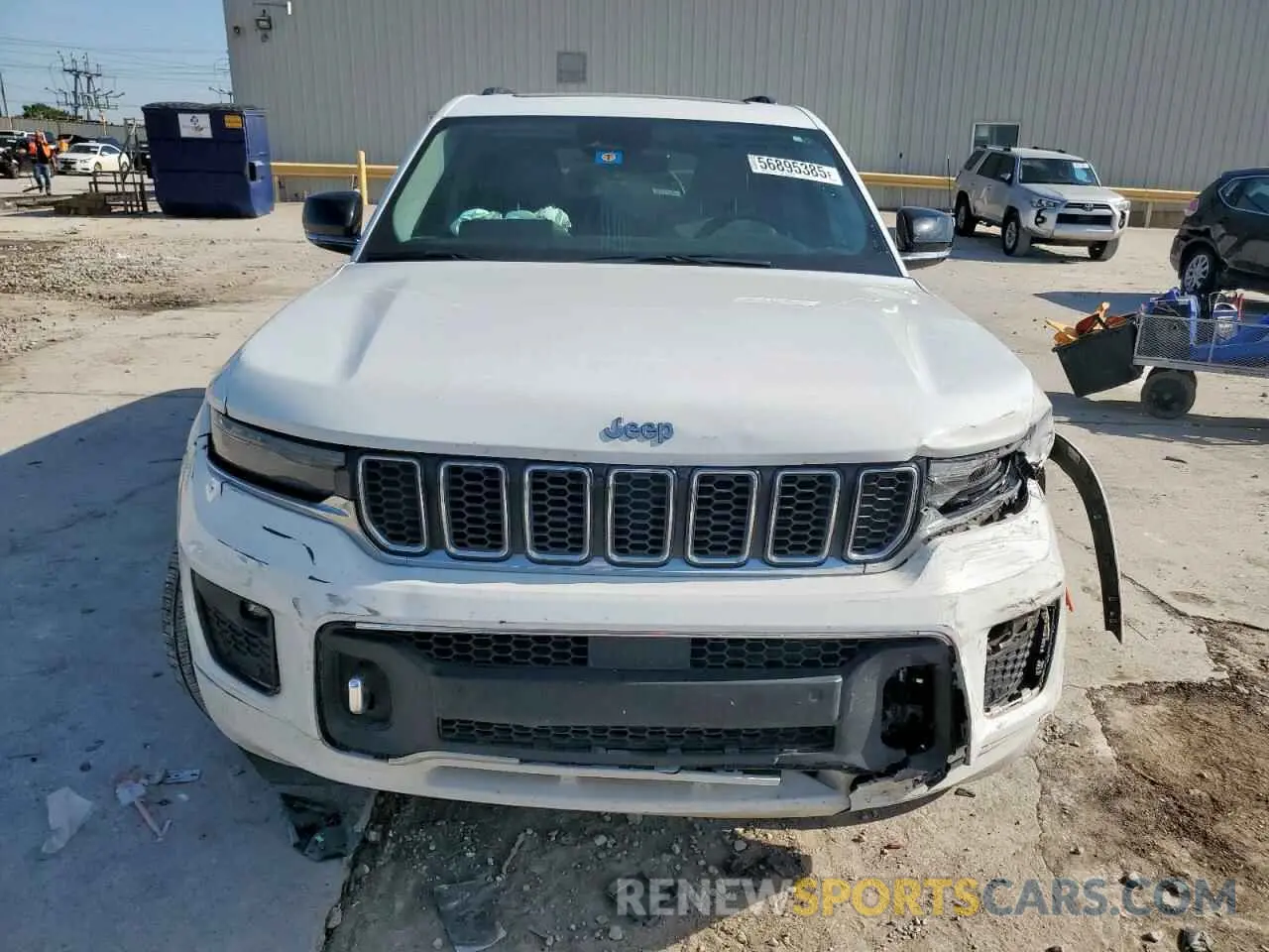 5 Photograph of a damaged car 1C4RJKDG3N8516594 JEEP GRAND CHER 2022