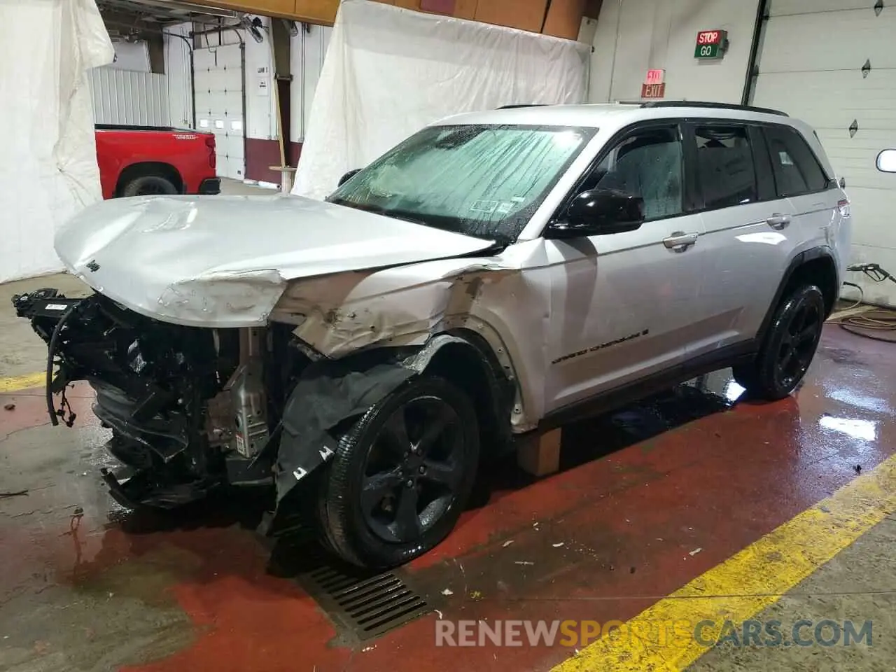 1 Photograph of a damaged car 1C4RJGAGXPC580018 JEEP GRAND CHER 2023