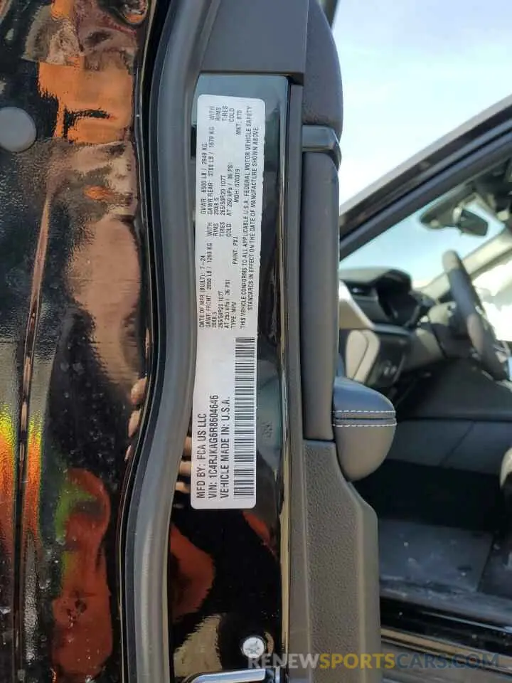 12 Photograph of a damaged car 1C4RJKAG6R8604646 JEEP GRAND CHER 2024