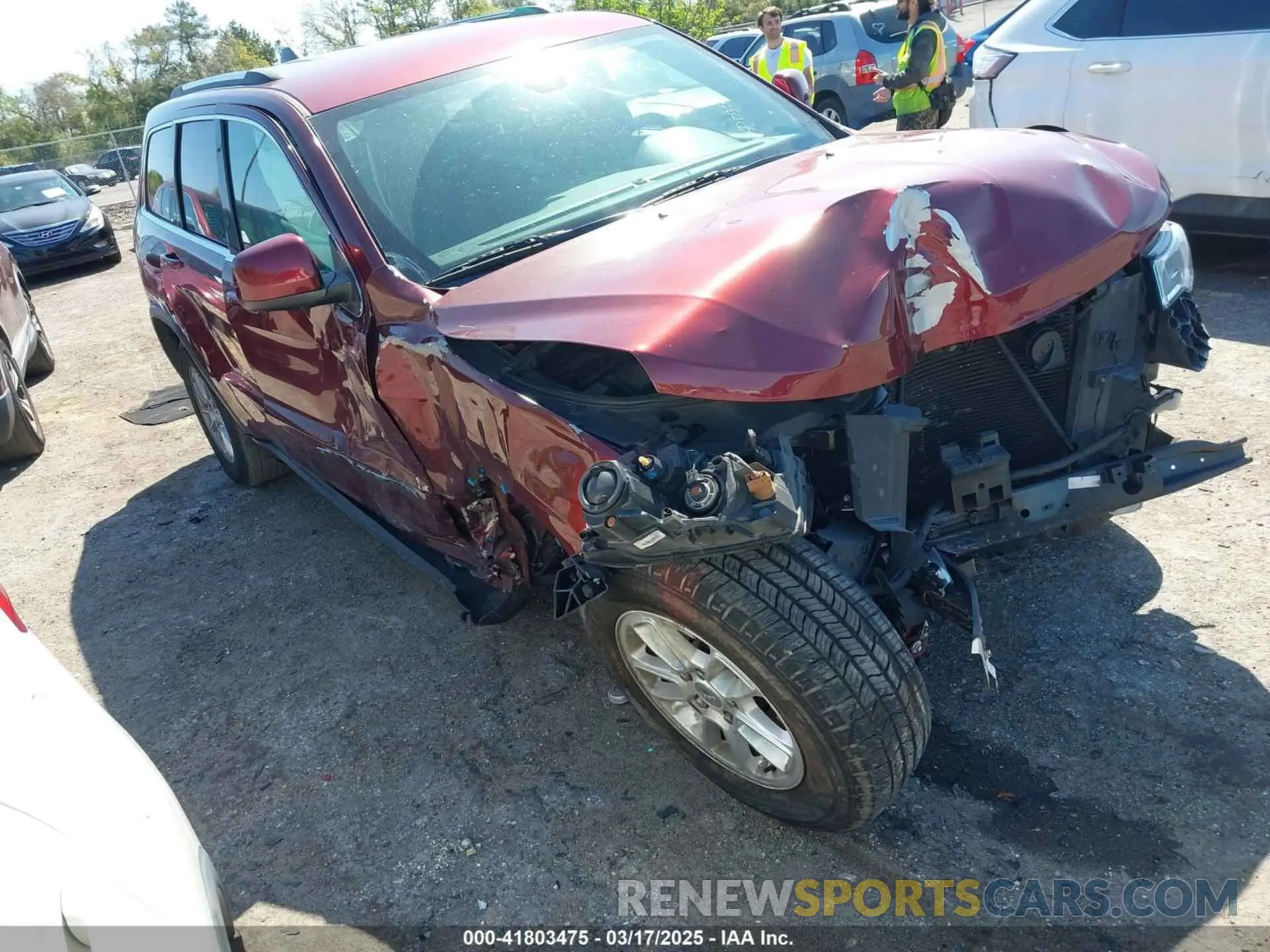 1 Photograph of a damaged car 1C4RJEAG3KC650035 JEEP GRAND CHEROKEE 2019