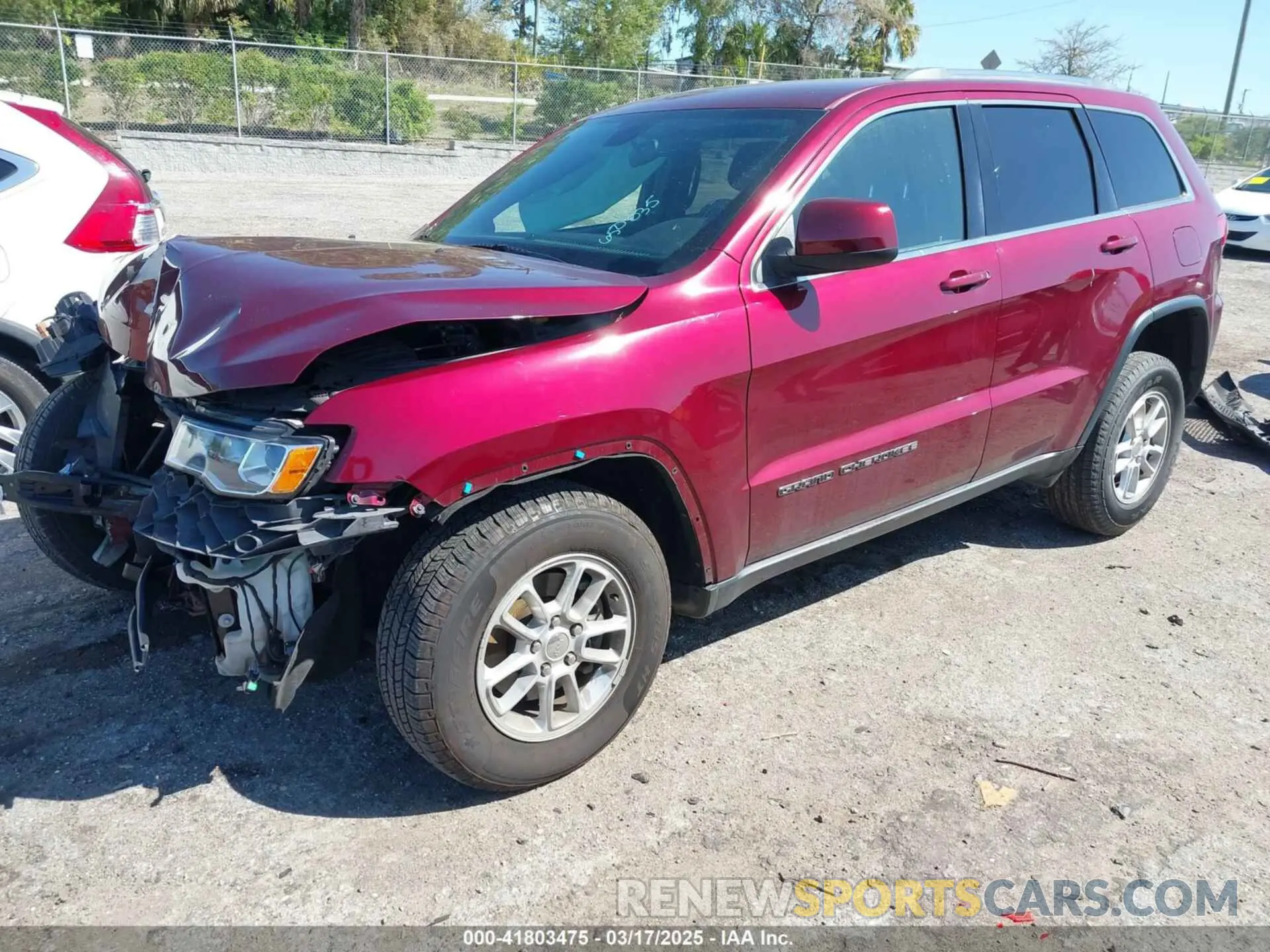 2 Photograph of a damaged car 1C4RJEAG3KC650035 JEEP GRAND CHEROKEE 2019
