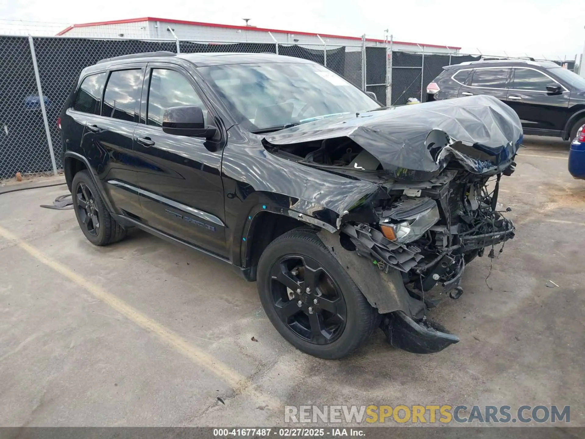 1 Photograph of a damaged car 1C4RJEAGXKC571770 JEEP GRAND CHEROKEE 2019