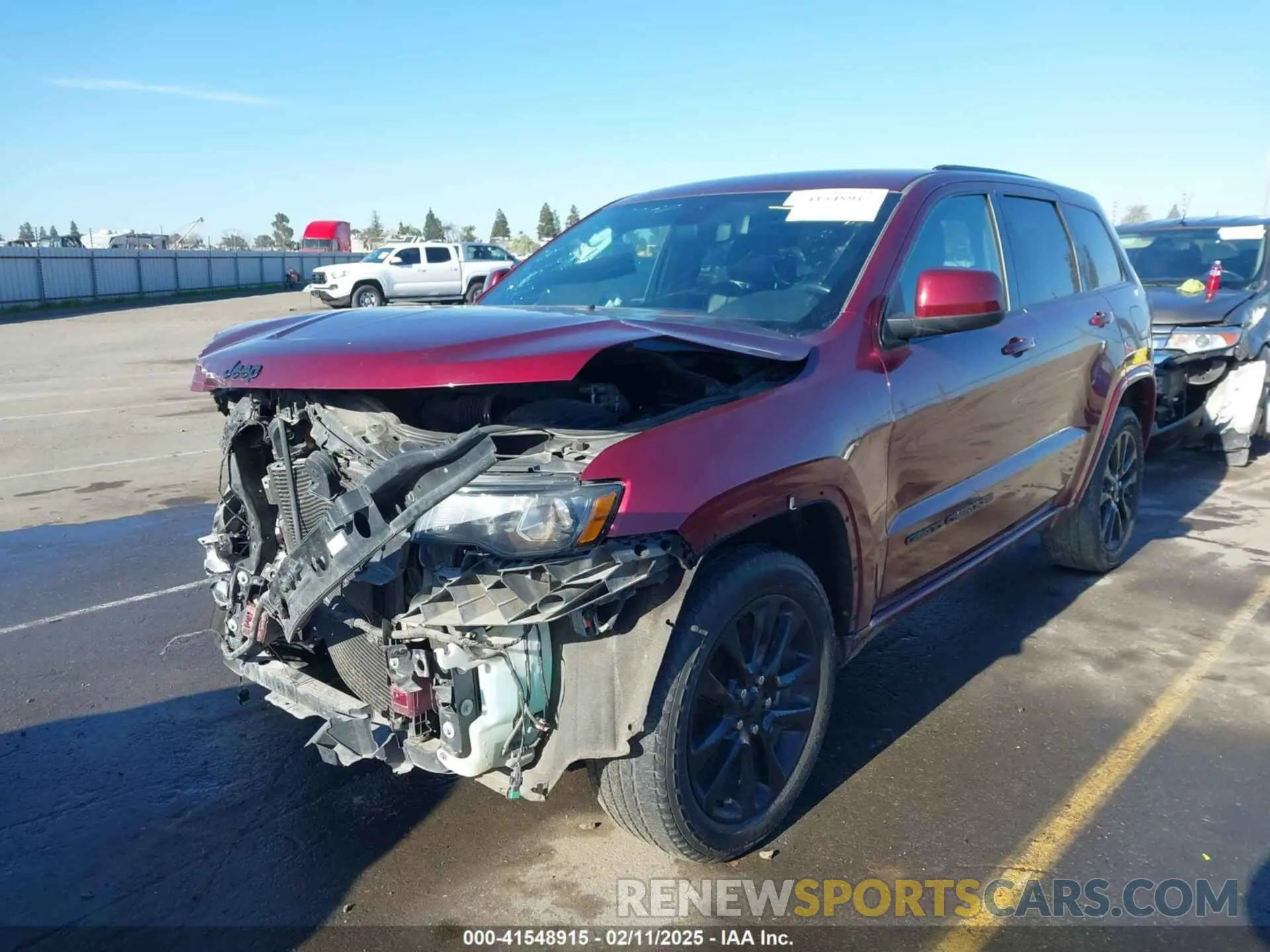 2 Photograph of a damaged car 1C4RJEAGXKC776778 JEEP GRAND CHEROKEE 2019
