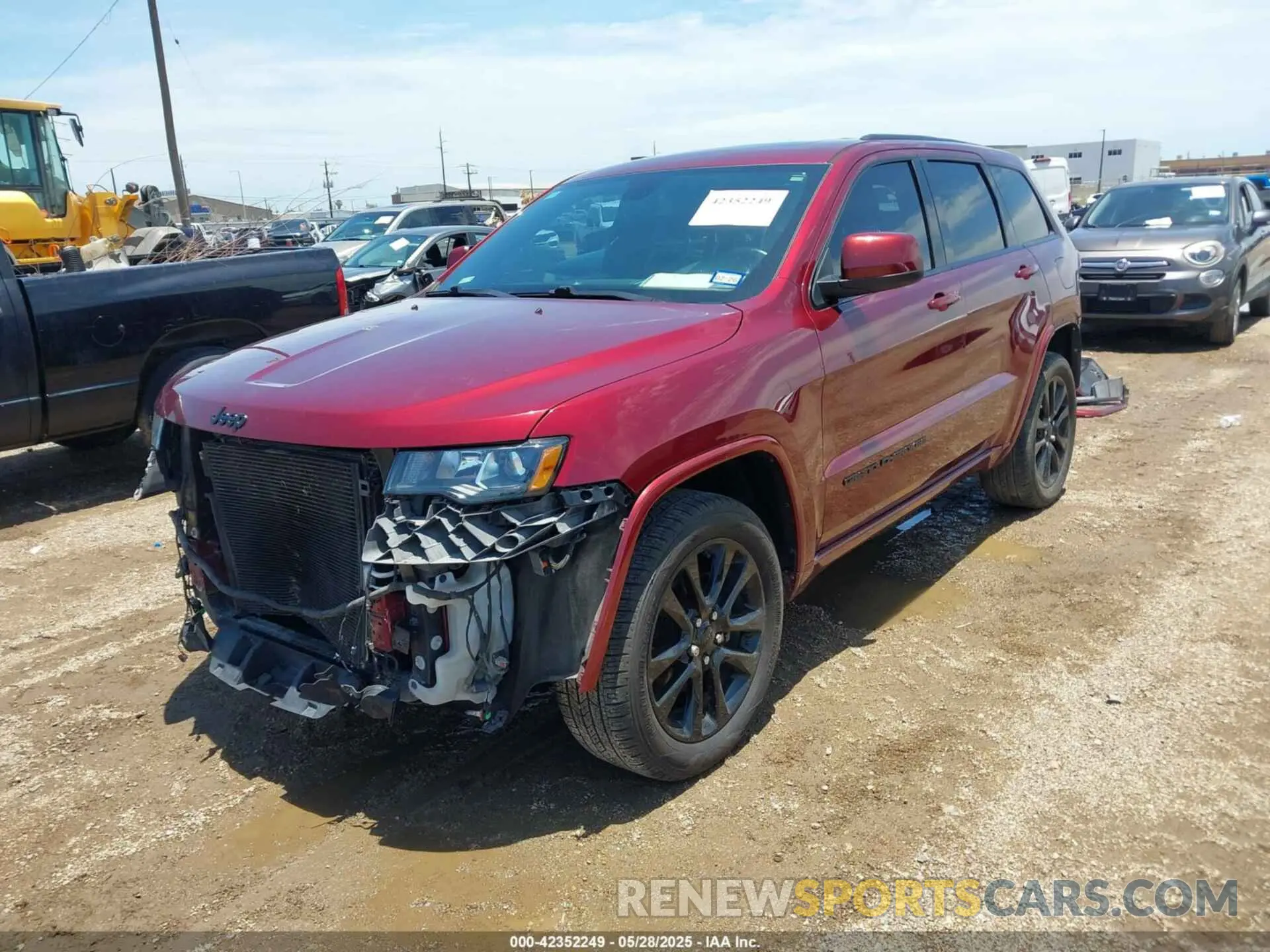 2 Photograph of a damaged car 1C4RJFAG1KC619257 JEEP GRAND CHEROKEE 2019