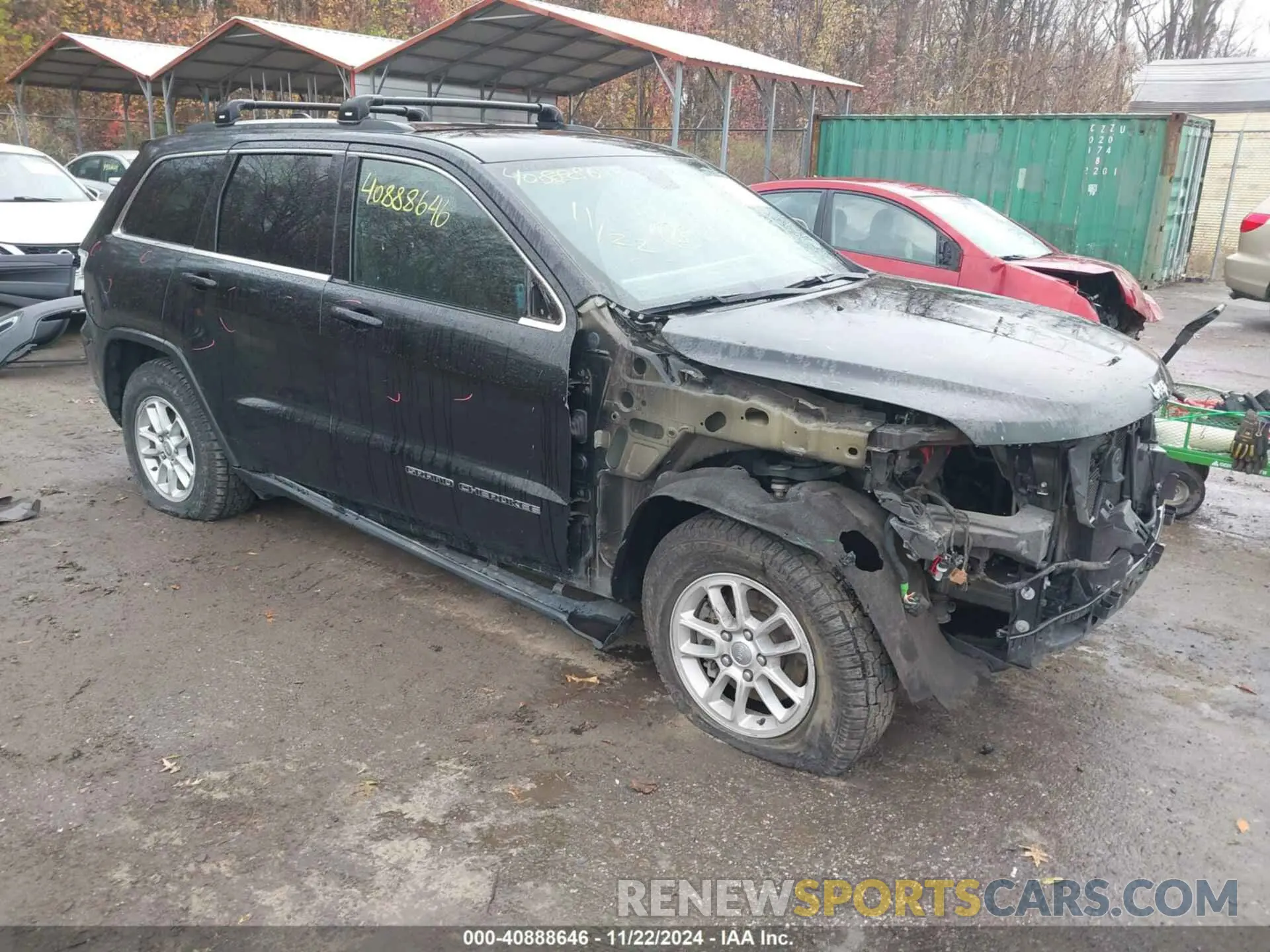 1 Photograph of a damaged car 1C4RJFAG1KC719732 JEEP GRAND CHEROKEE 2019