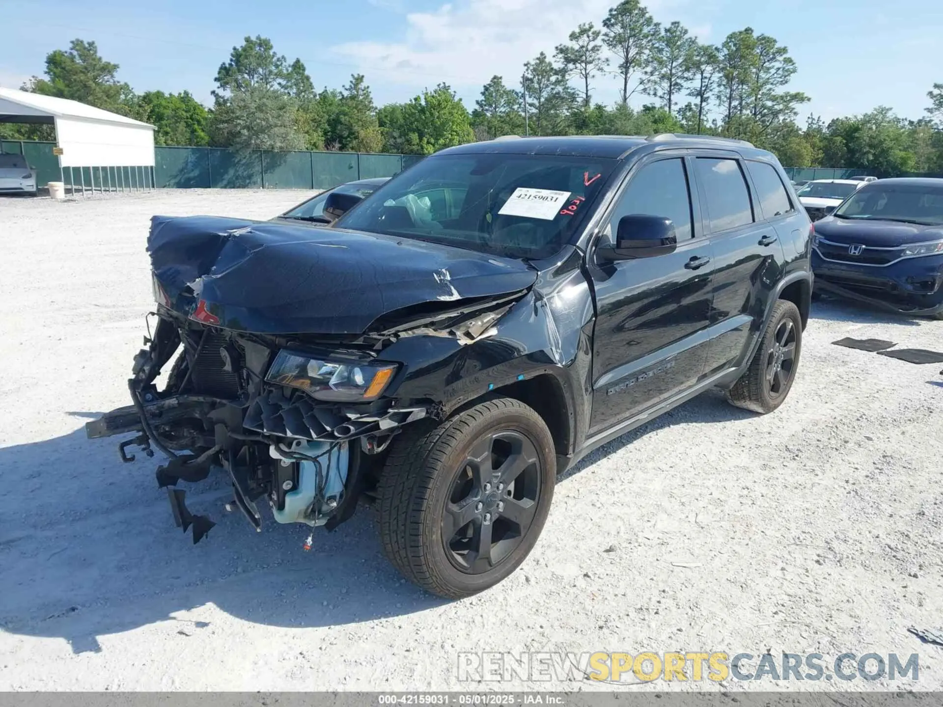 2 Photograph of a damaged car 1C4RJFAG3KC647299 JEEP GRAND CHEROKEE 2019