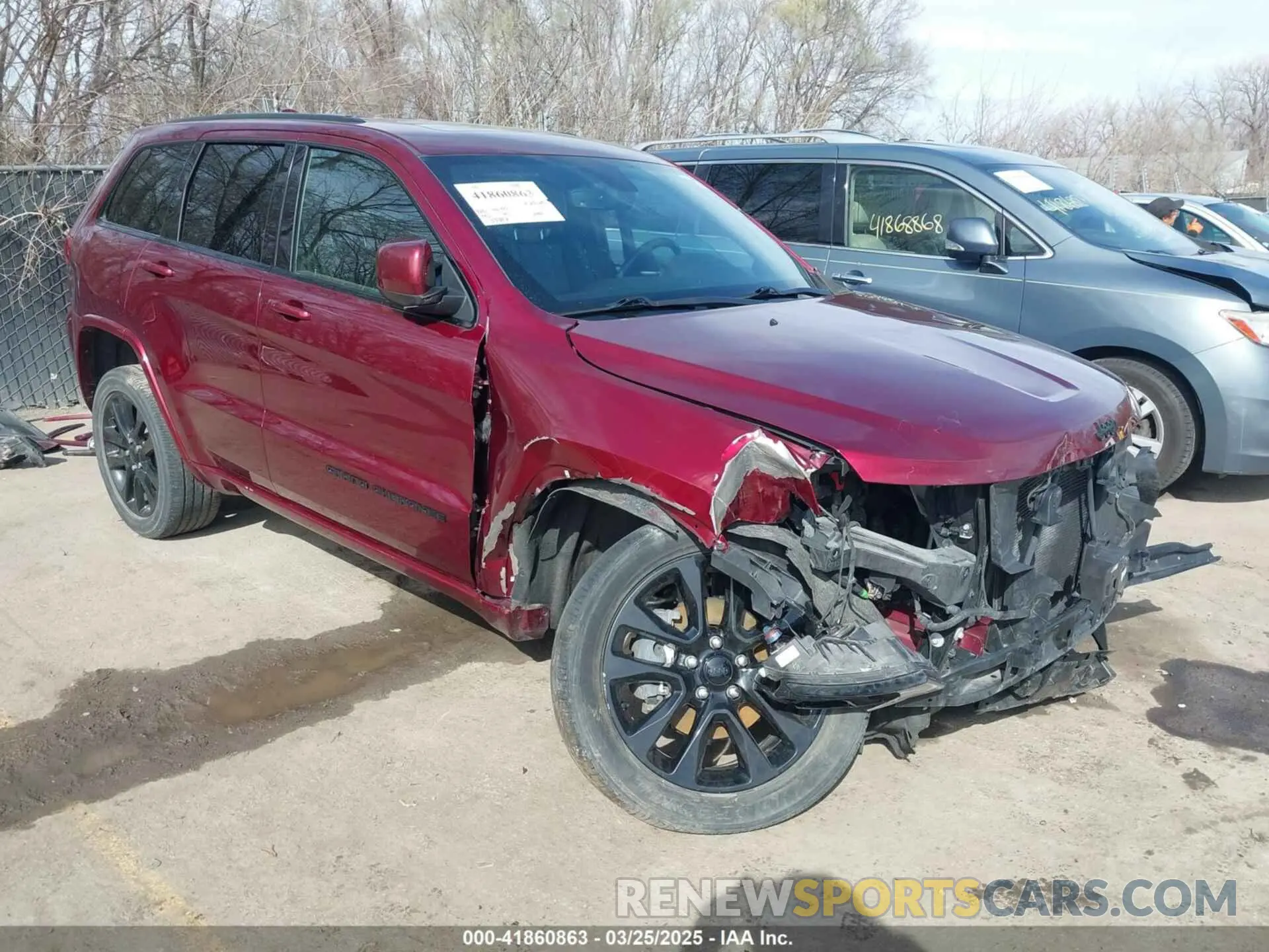 1 Photograph of a damaged car 1C4RJFAG4KC709745 JEEP GRAND CHEROKEE 2019