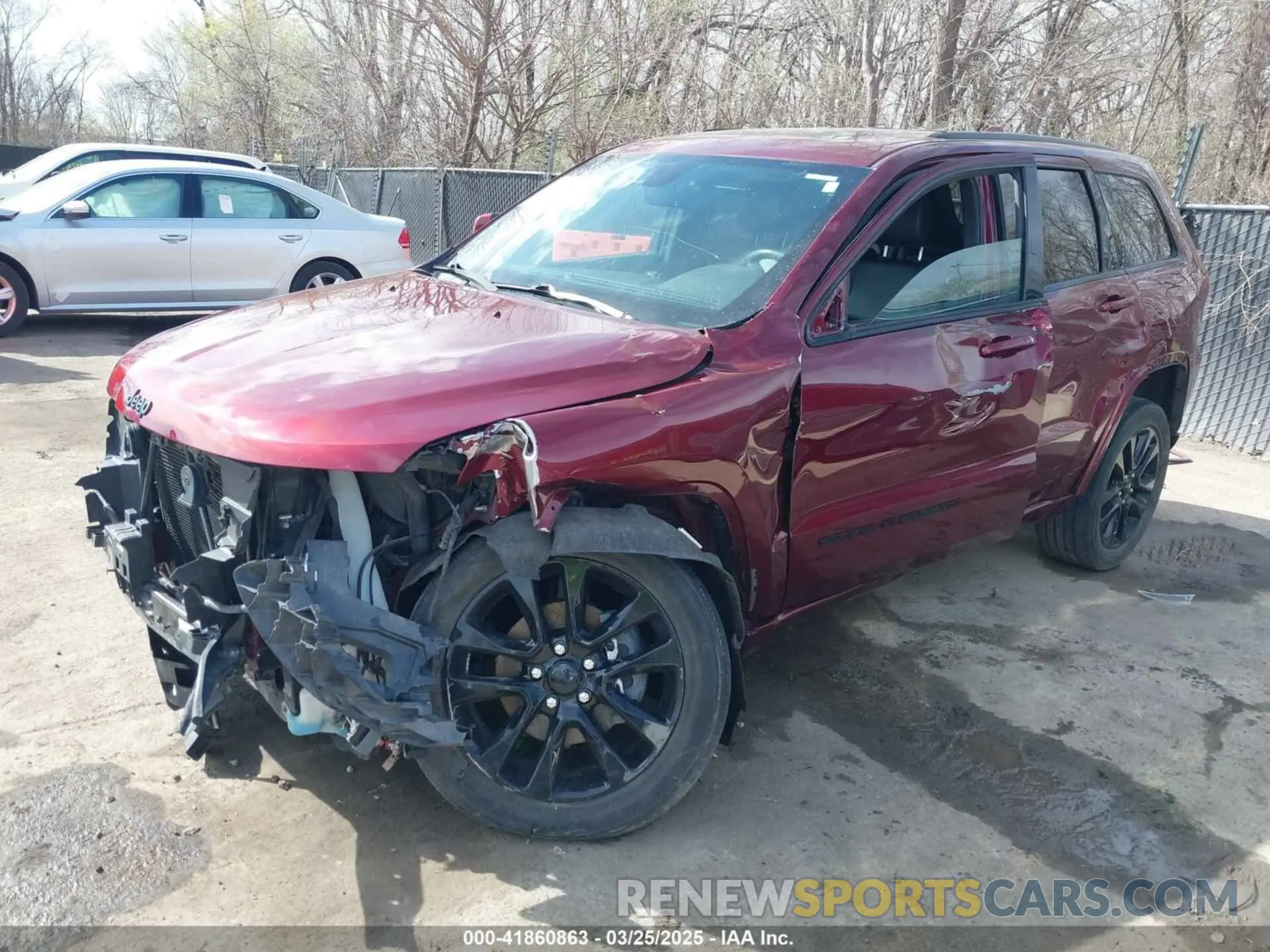 2 Photograph of a damaged car 1C4RJFAG4KC709745 JEEP GRAND CHEROKEE 2019
