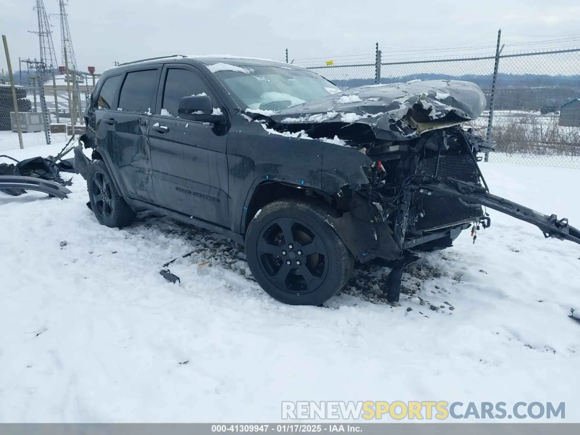1 Photograph of a damaged car 1C4RJFAG4KC837497 JEEP GRAND CHEROKEE 2019