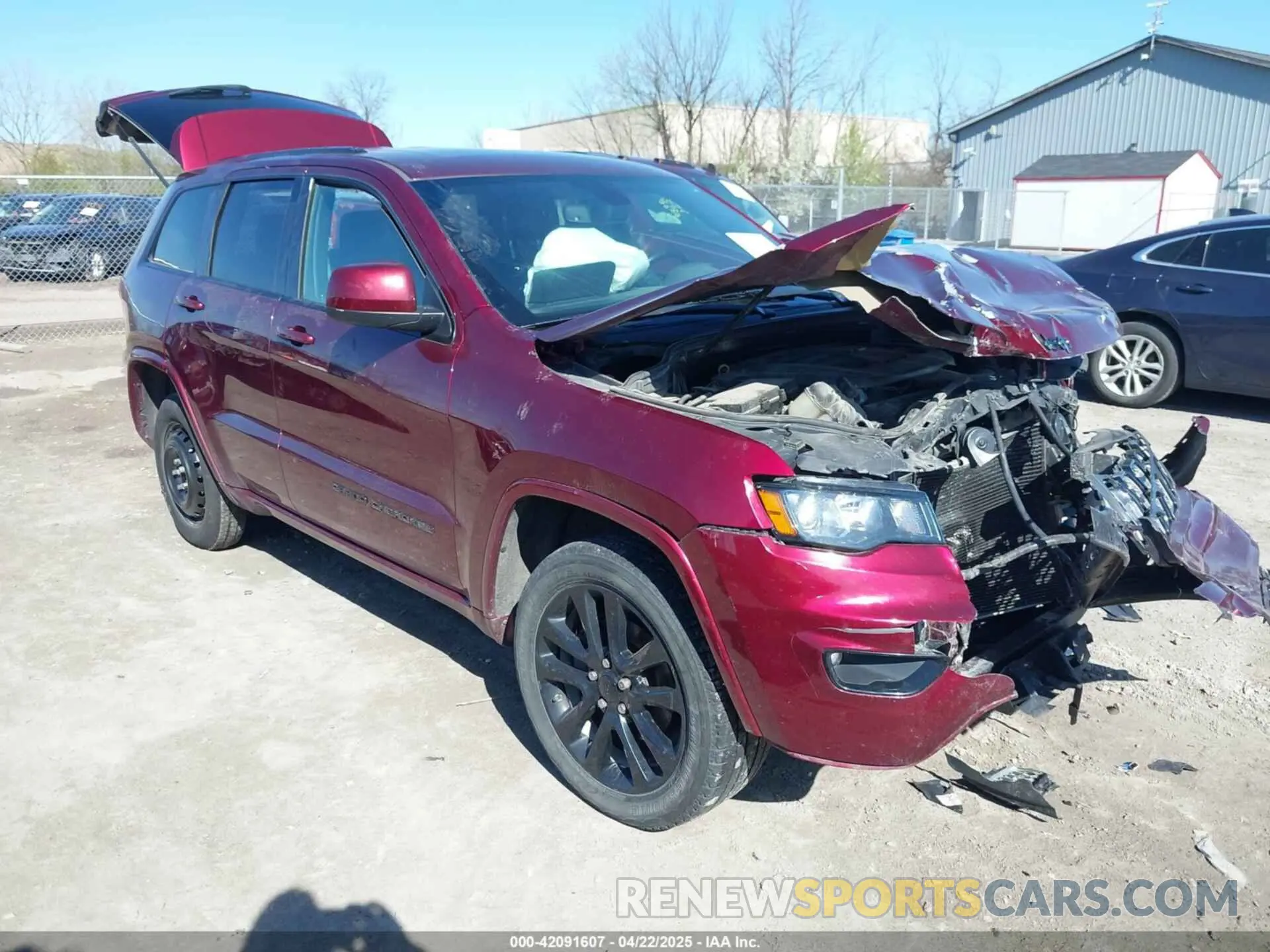 1 Photograph of a damaged car 1C4RJFAG6KC568046 JEEP GRAND CHEROKEE 2019
