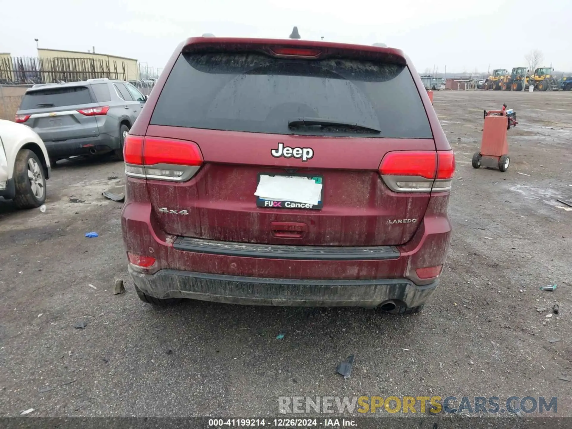 15 Photograph of a damaged car 1C4RJFAG8KC669301 JEEP GRAND CHEROKEE 2019
