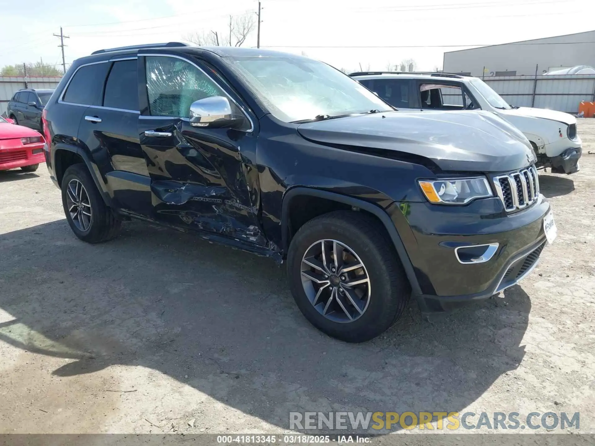 1 Photograph of a damaged car 1C4RJFBG0KC842131 JEEP GRAND CHEROKEE 2019