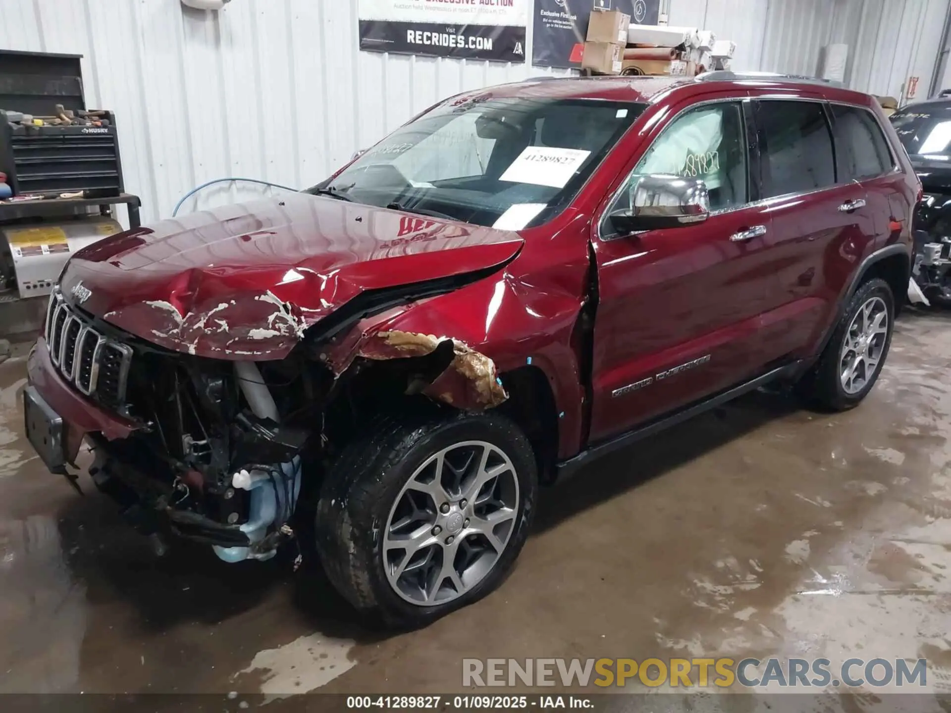 2 Photograph of a damaged car 1C4RJFBG3KC784693 JEEP GRAND CHEROKEE 2019
