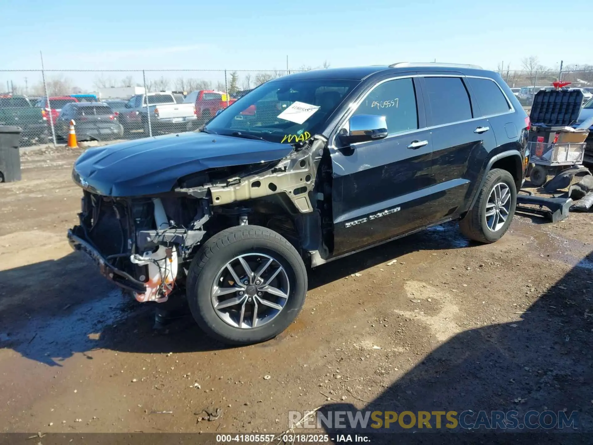 2 Photograph of a damaged car 1C4RJFBG4KC711834 JEEP GRAND CHEROKEE 2019