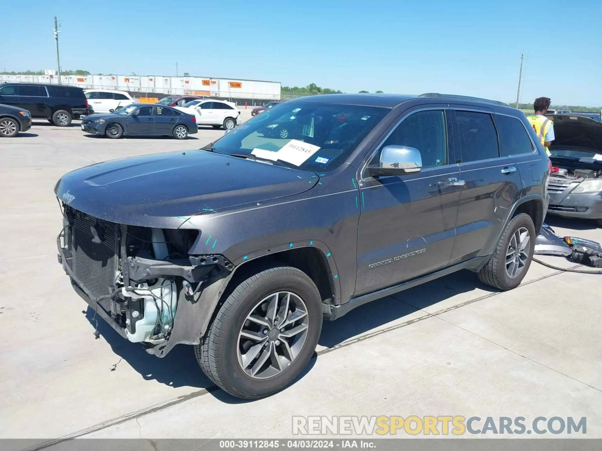 2 Photograph of a damaged car 1C4RJFBG4KC713616 JEEP GRAND CHEROKEE 2019