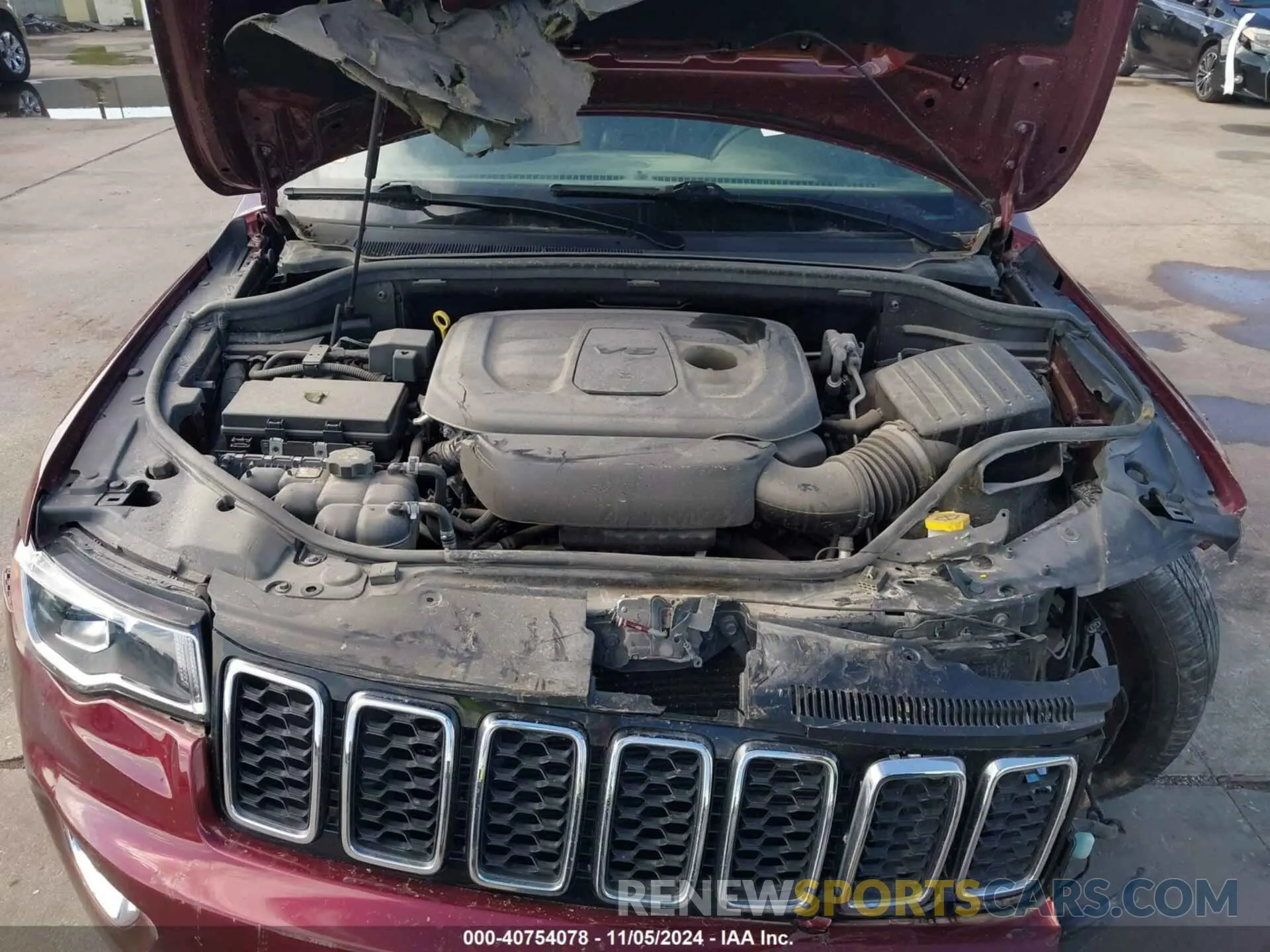 10 Photograph of a damaged car 1C4RJFBG9KC724143 JEEP GRAND CHEROKEE 2019