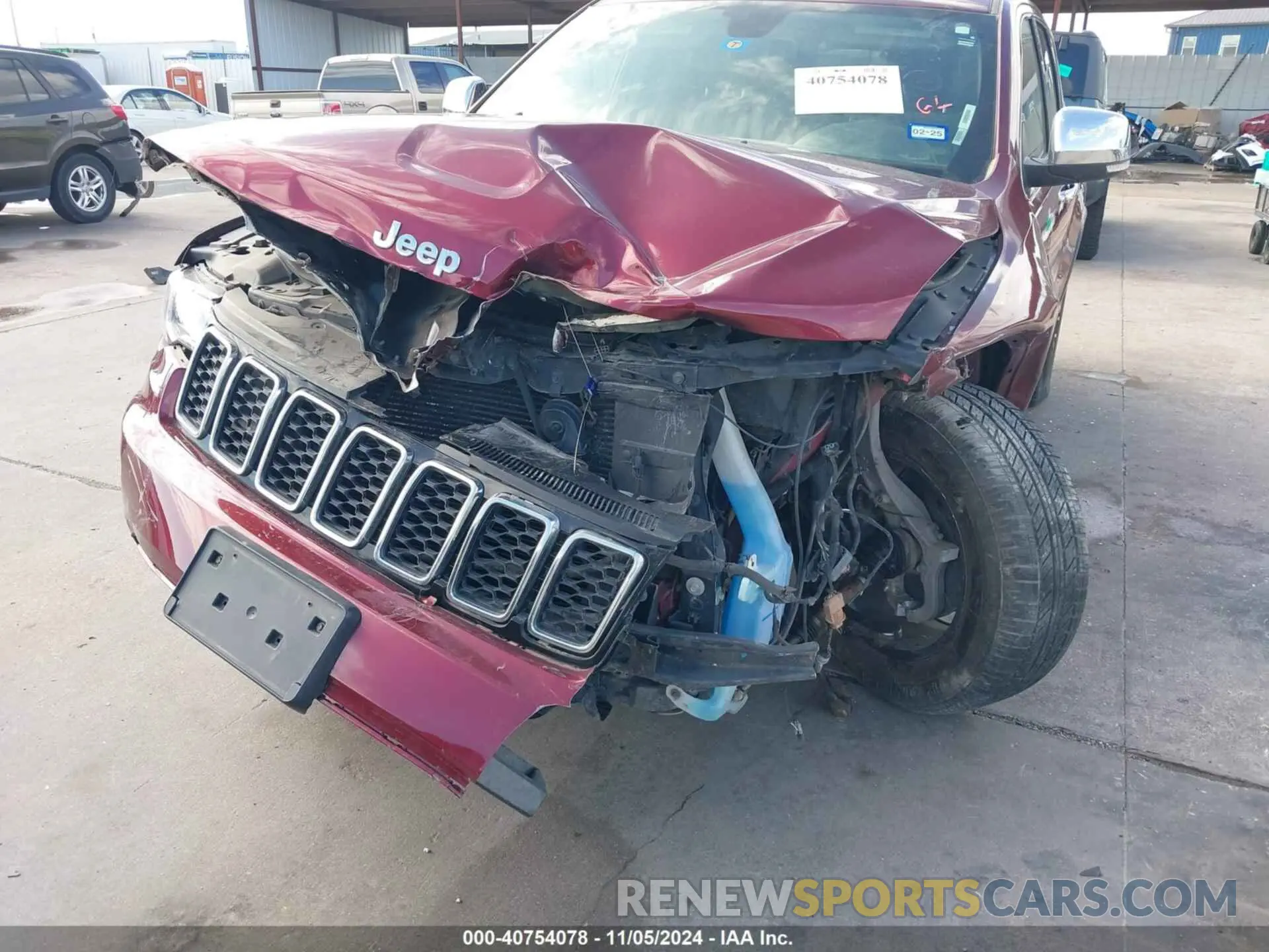 6 Photograph of a damaged car 1C4RJFBG9KC724143 JEEP GRAND CHEROKEE 2019