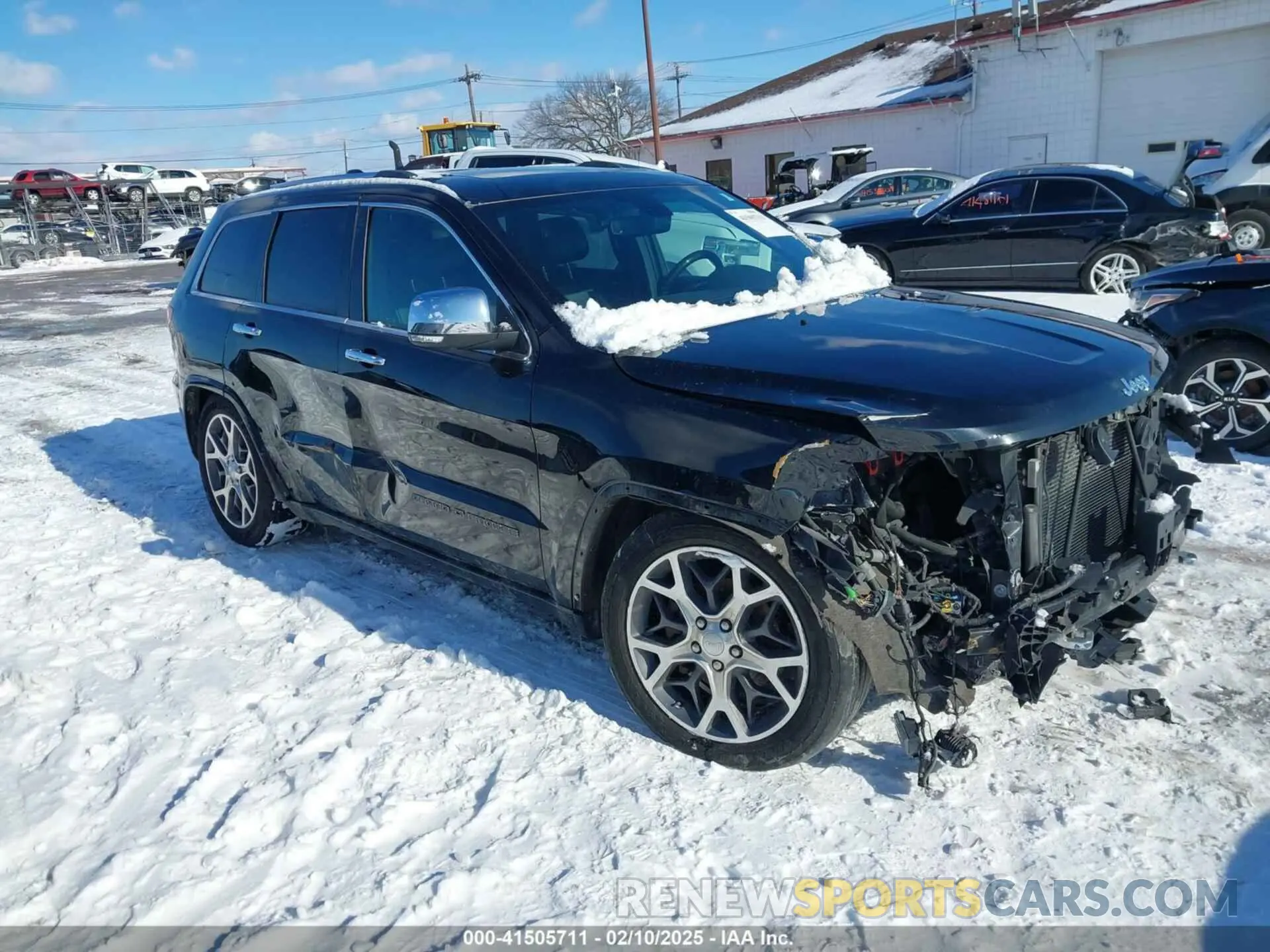 1 Photograph of a damaged car 1C4RJFCG4KC583691 JEEP GRAND CHEROKEE 2019