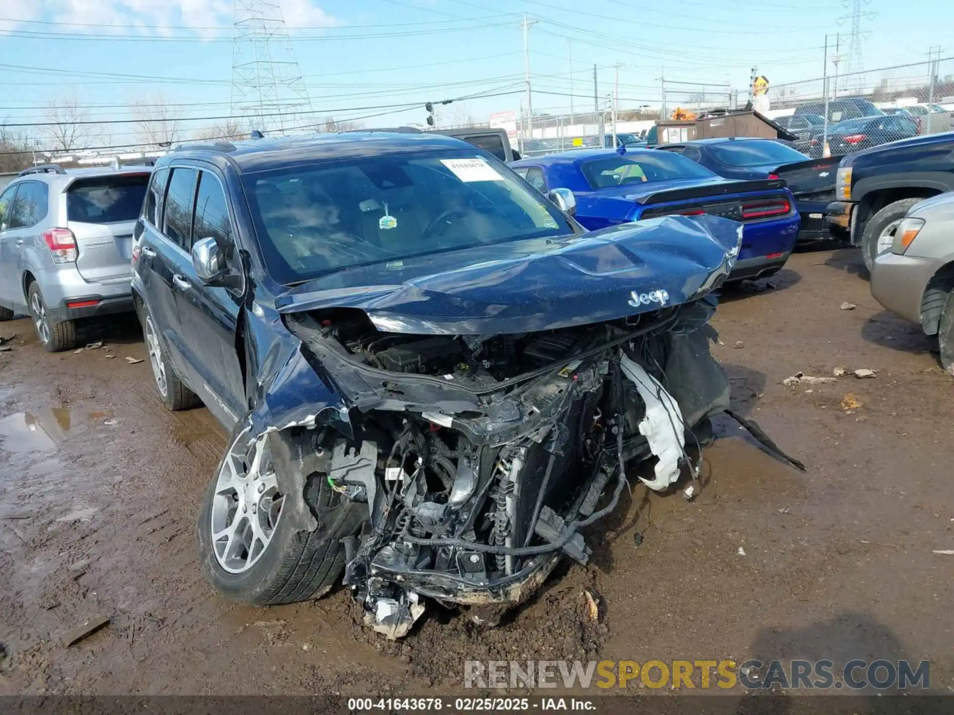 1 Photograph of a damaged car 1C4RJFCGXKC688543 JEEP GRAND CHEROKEE 2019