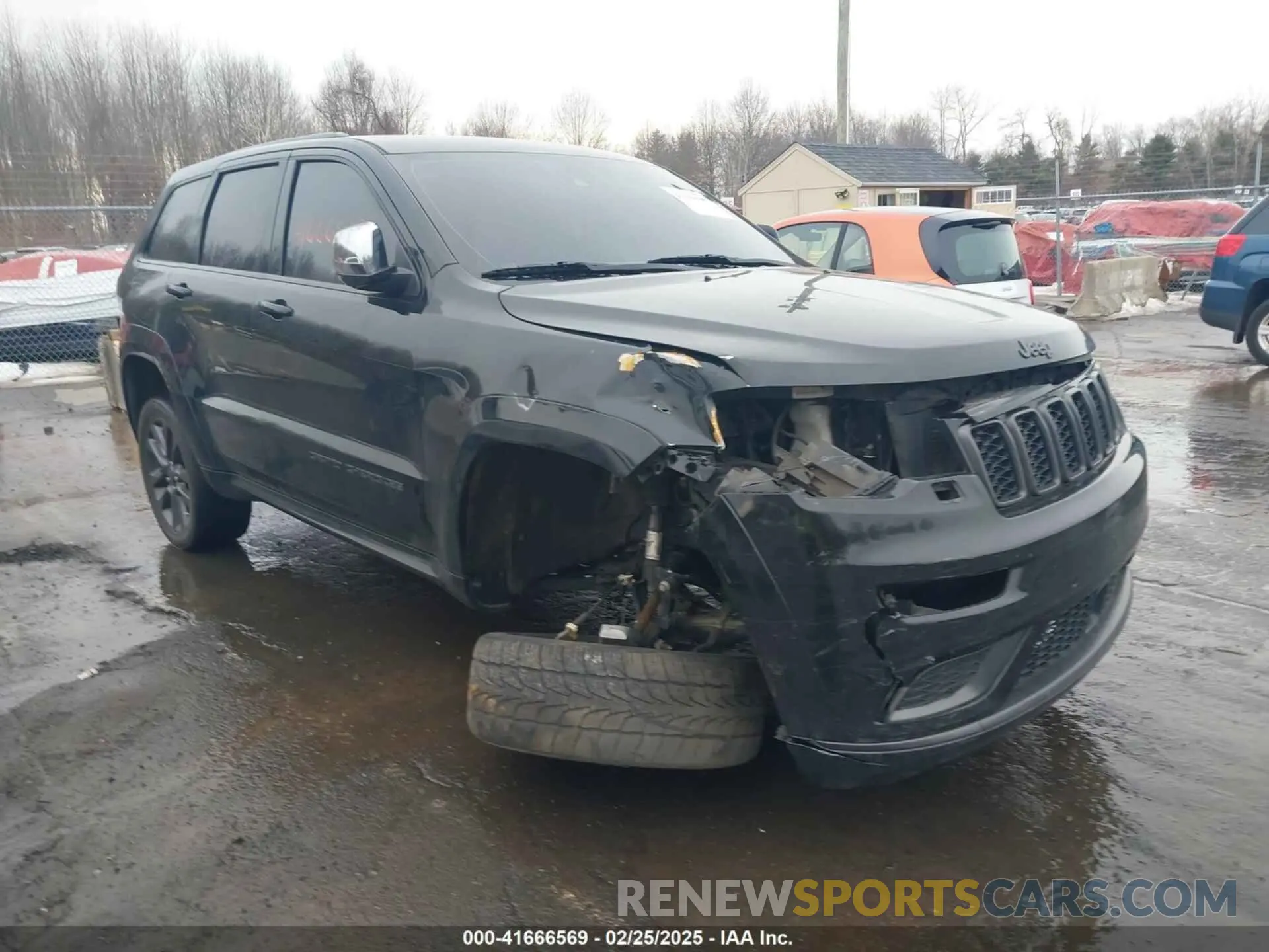 1 Photograph of a damaged car 1C4RJFCT7KC655397 JEEP GRAND CHEROKEE 2019