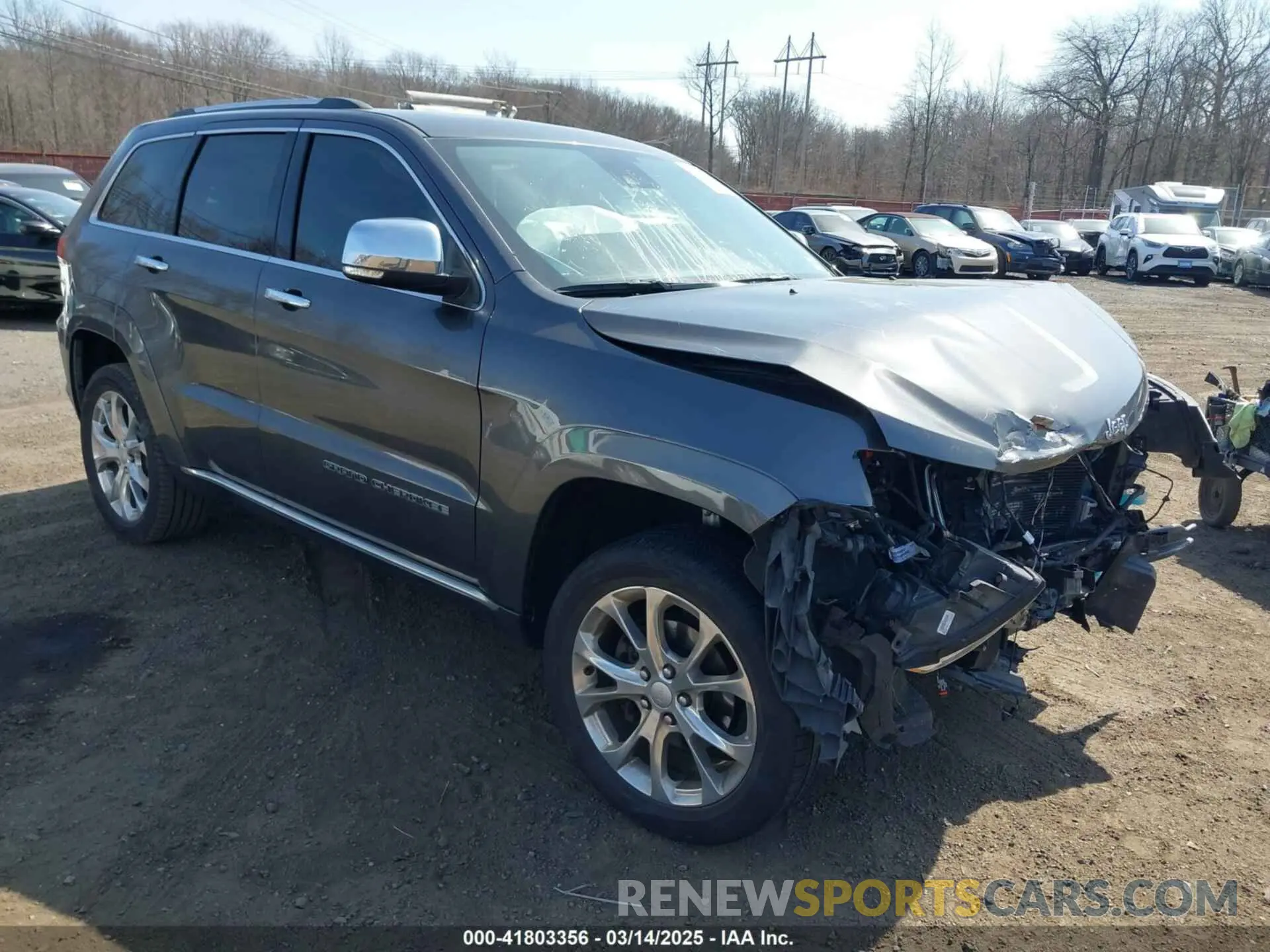 1 Photograph of a damaged car 1C4RJFJG1KC637757 JEEP GRAND CHEROKEE 2019