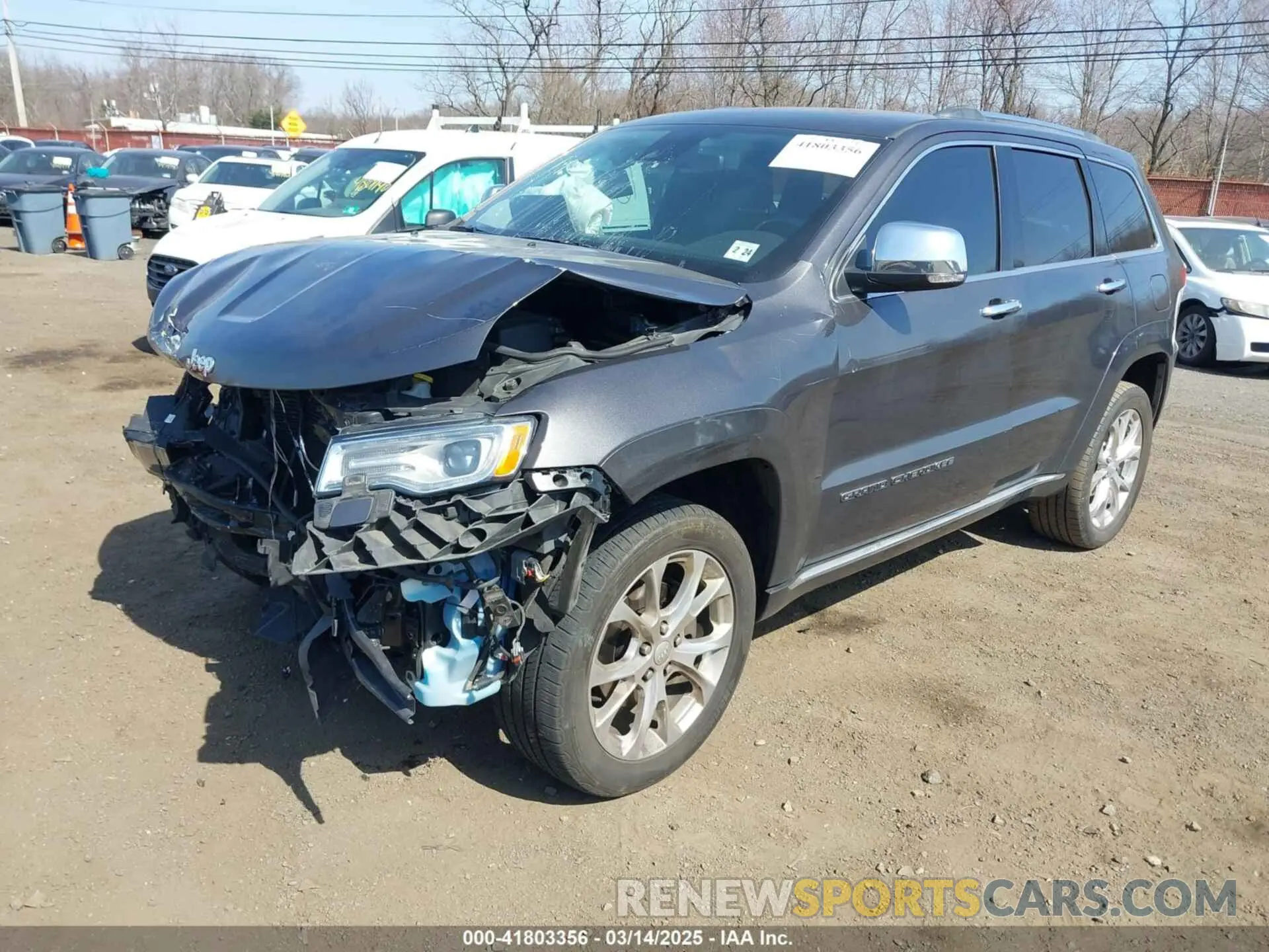 2 Photograph of a damaged car 1C4RJFJG1KC637757 JEEP GRAND CHEROKEE 2019