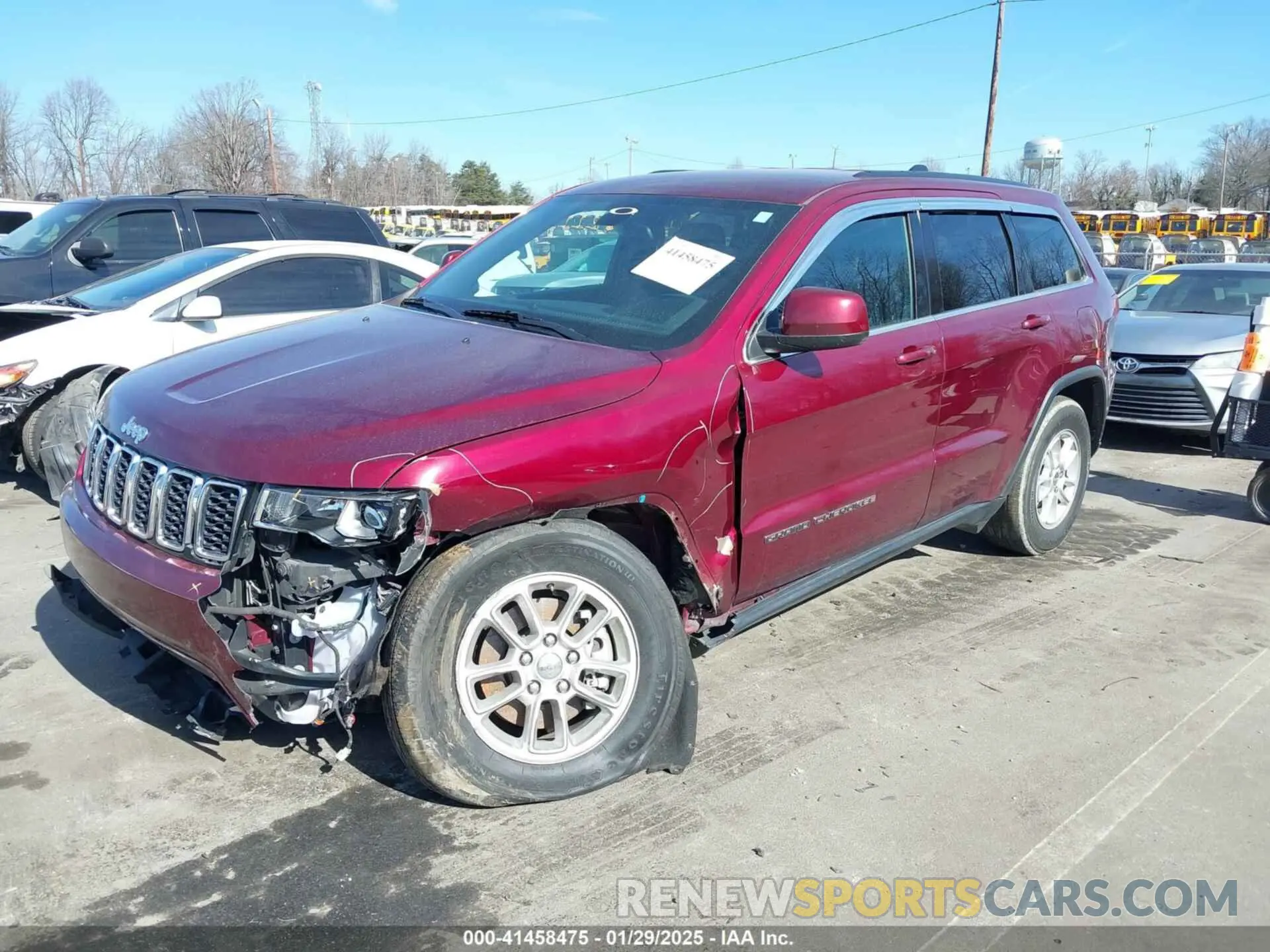 2 Photograph of a damaged car 1C4RJEAG2LC154547 JEEP GRAND CHEROKEE 2020