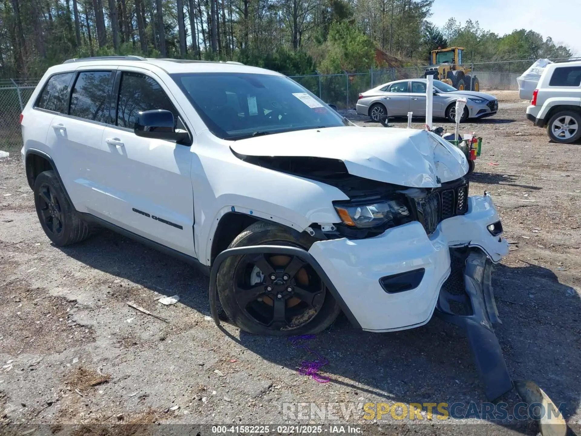 1 Photograph of a damaged car 1C4RJEAG8LC153001 JEEP GRAND CHEROKEE 2020