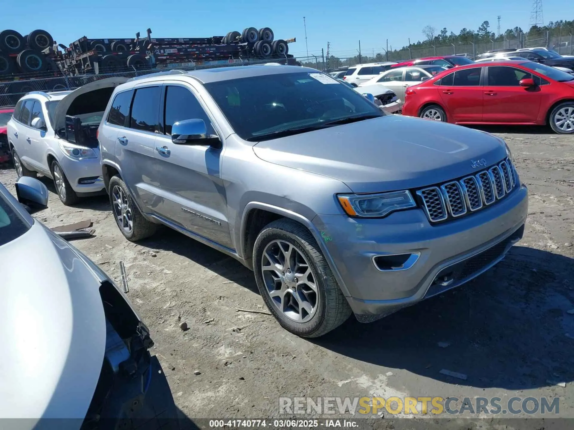 1 Photograph of a damaged car 1C4RJECG6LC129096 JEEP GRAND CHEROKEE 2020