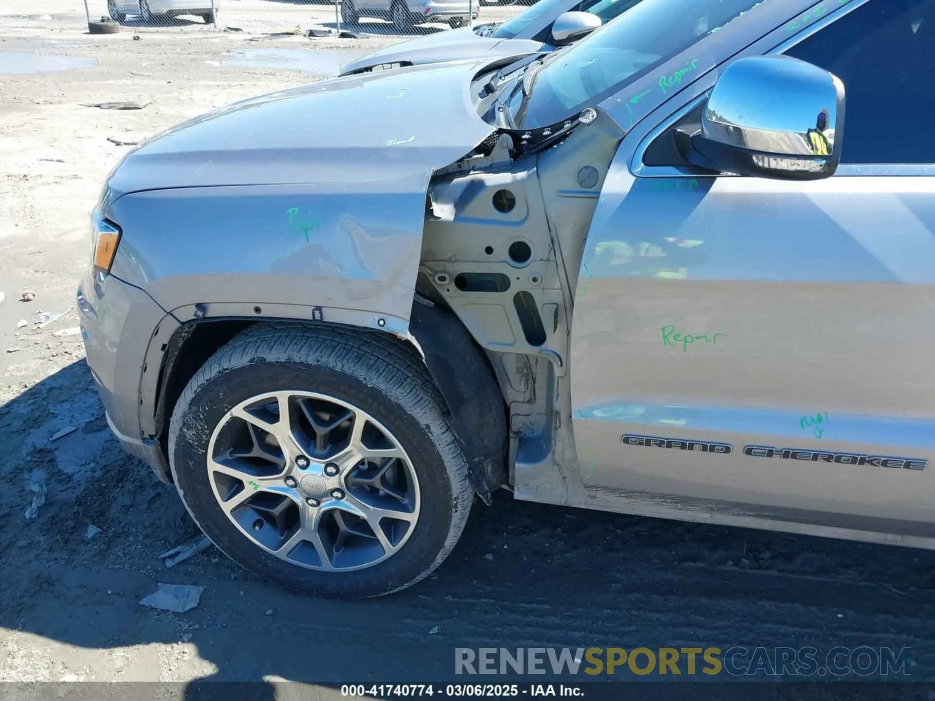 6 Photograph of a damaged car 1C4RJECG6LC129096 JEEP GRAND CHEROKEE 2020